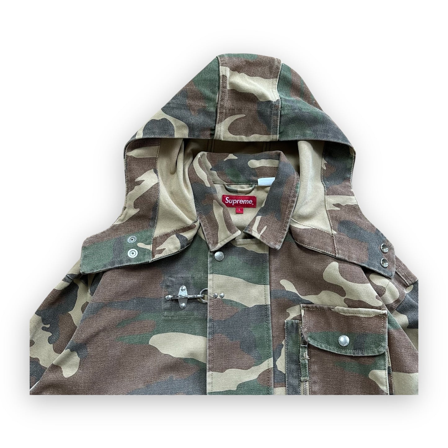 Jacket Supreme Canvas Clip Tan Camo SS23 (L)
