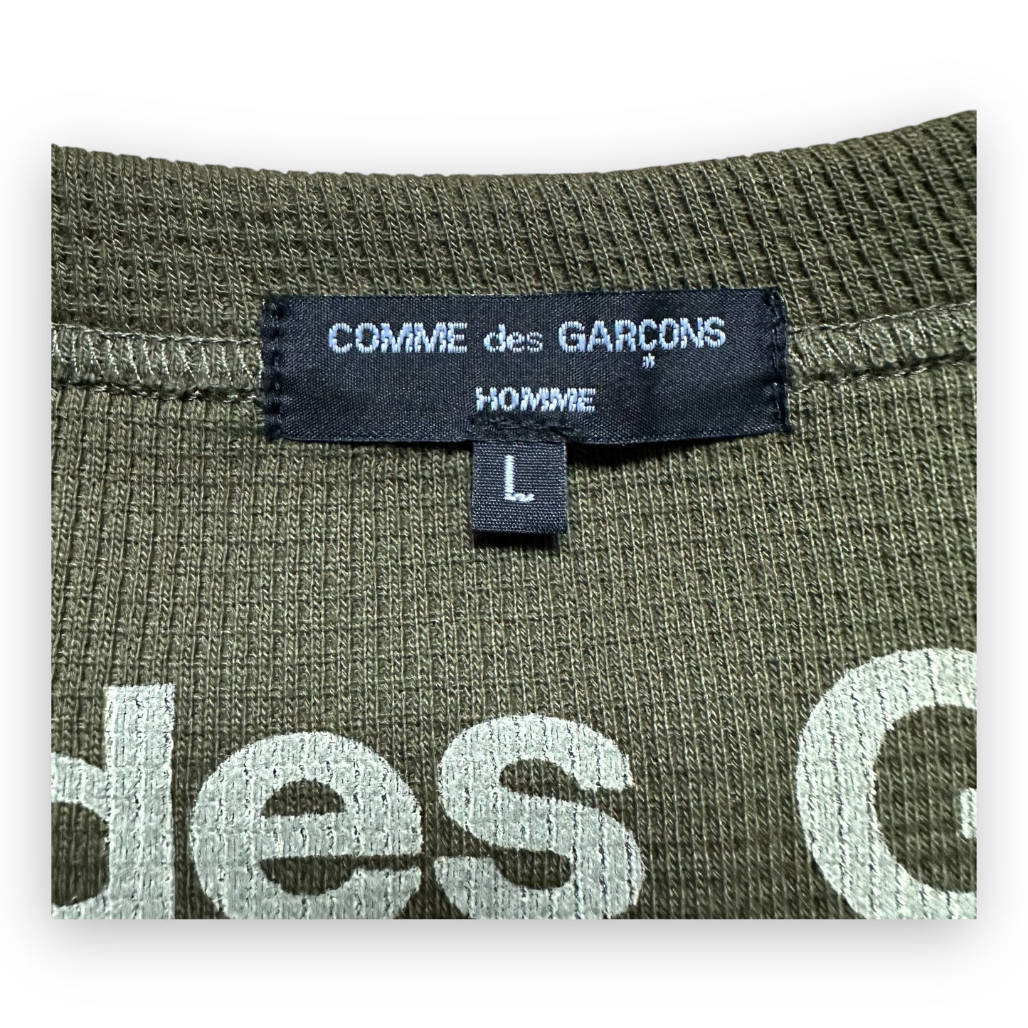Sweatshirt Crewneck Comme des Garcons Homme Olive (2007) (L)