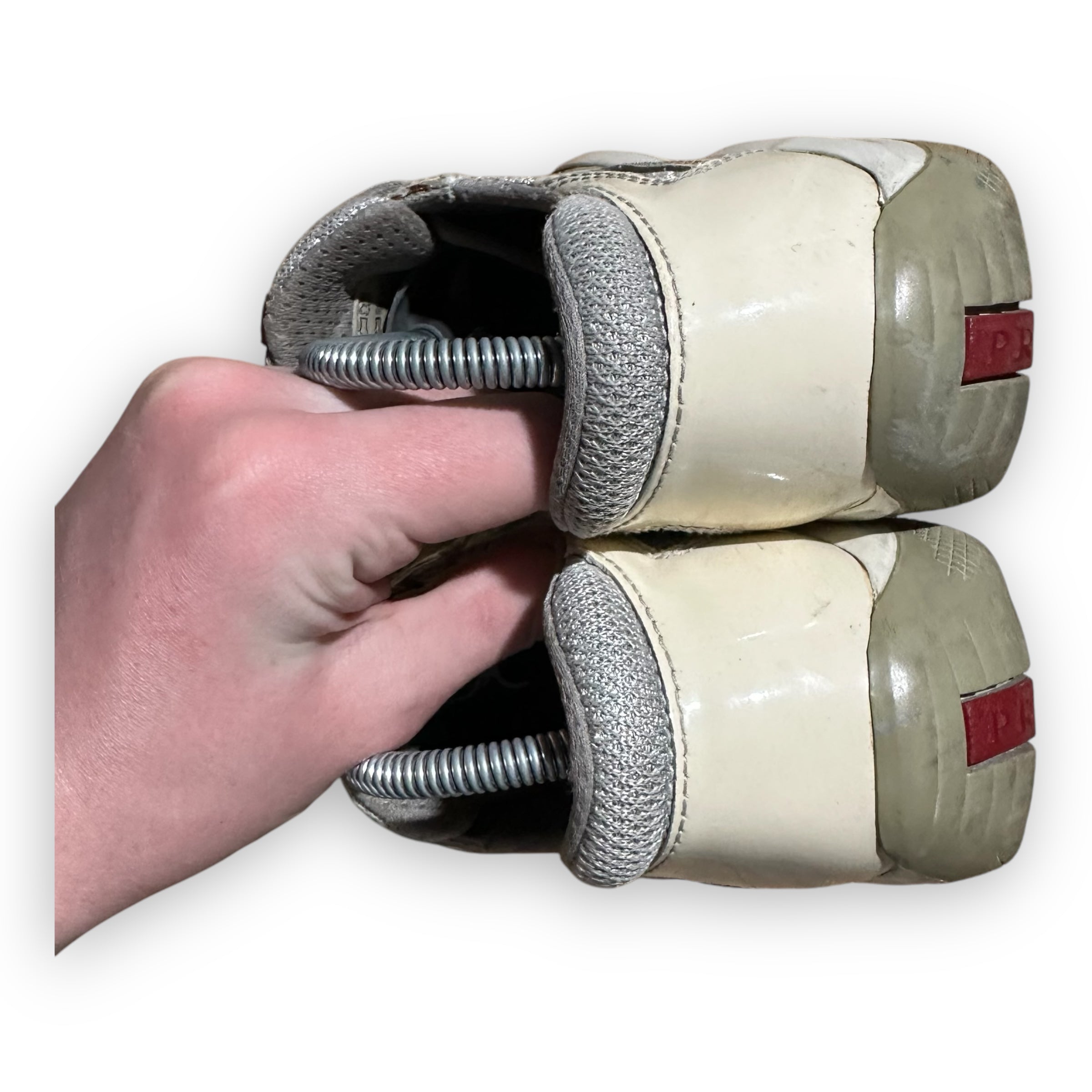 Prada America’s Cup Cream Patent vintage