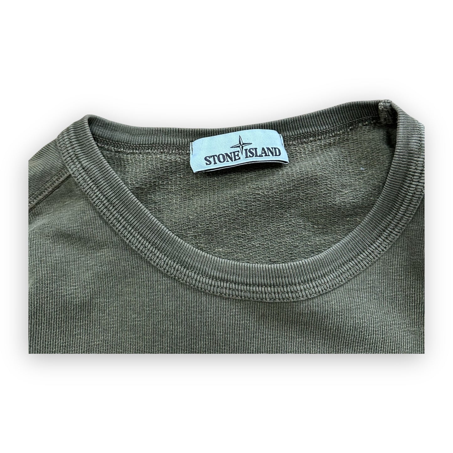 Sweatshirt Crewneck Stone Island Kaki (M)