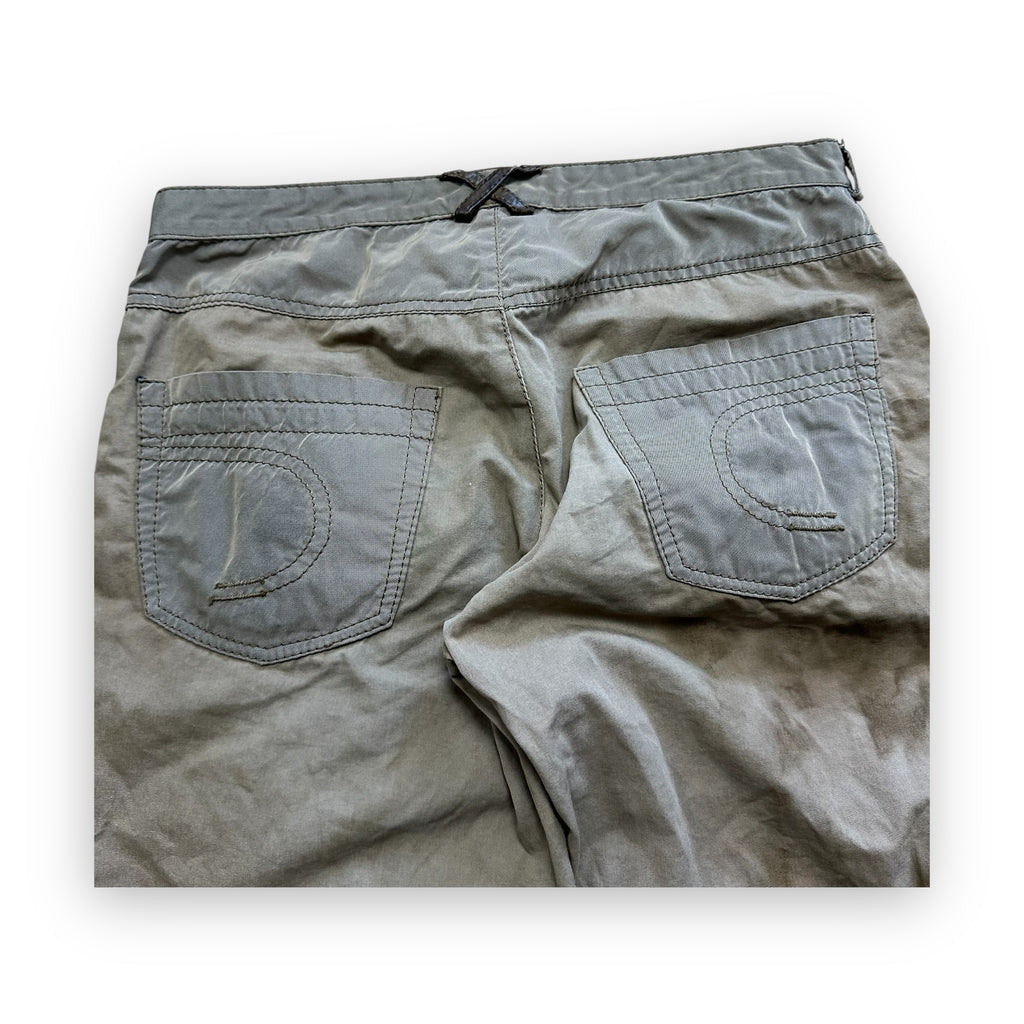 Pant Roberto Cavalli Hybrid Leather Brown vintage