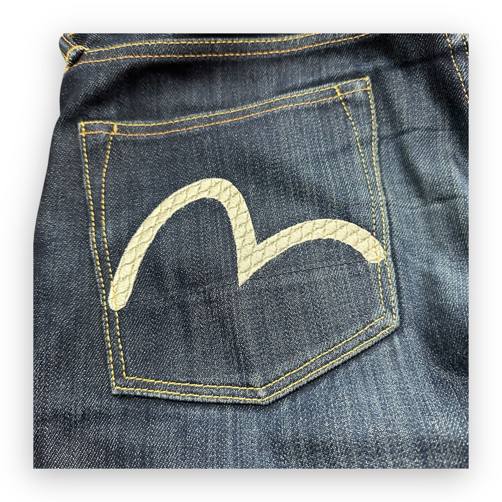 Jeans Evisu Seagull Year of Dragon Embroidery Lot 2008 Blue