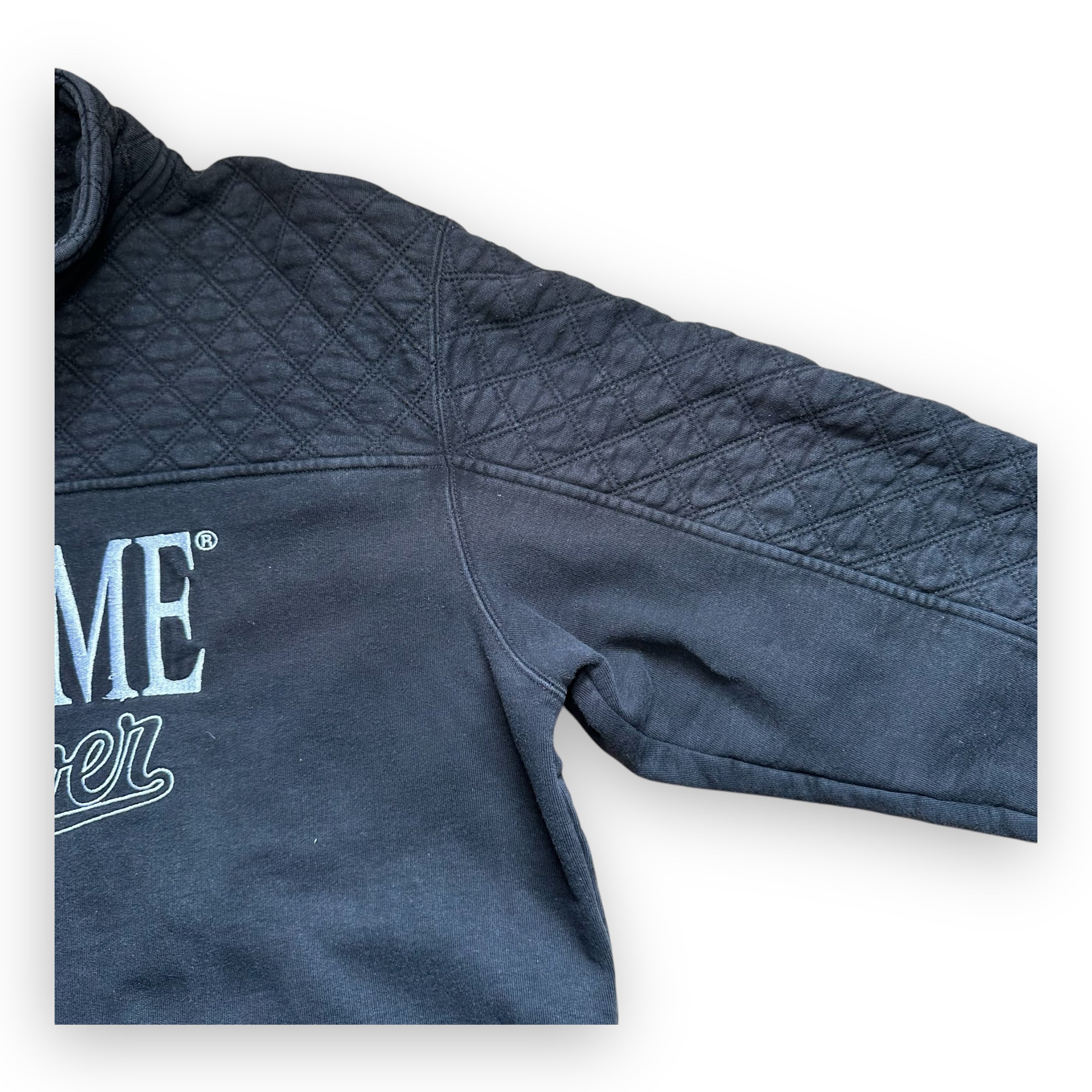 Sweatshirt Half Zip Supreme Forever Black SS19