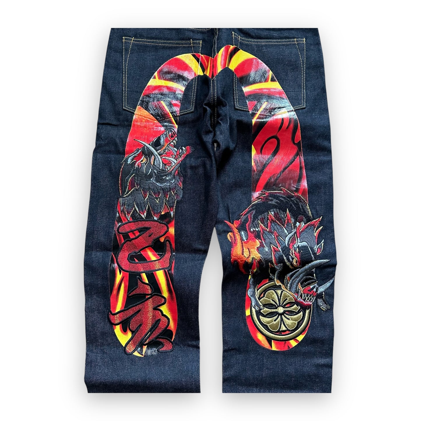 Jeans Evisu Daicock Limited Edition Year of the wild boar 190/500 Red (S)