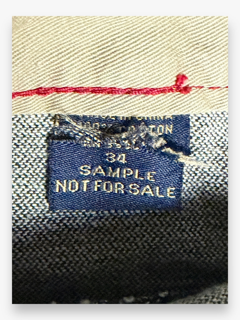 Marithe + Francois Girbaud SAMPLE Jeans Brut Yellow Stitch