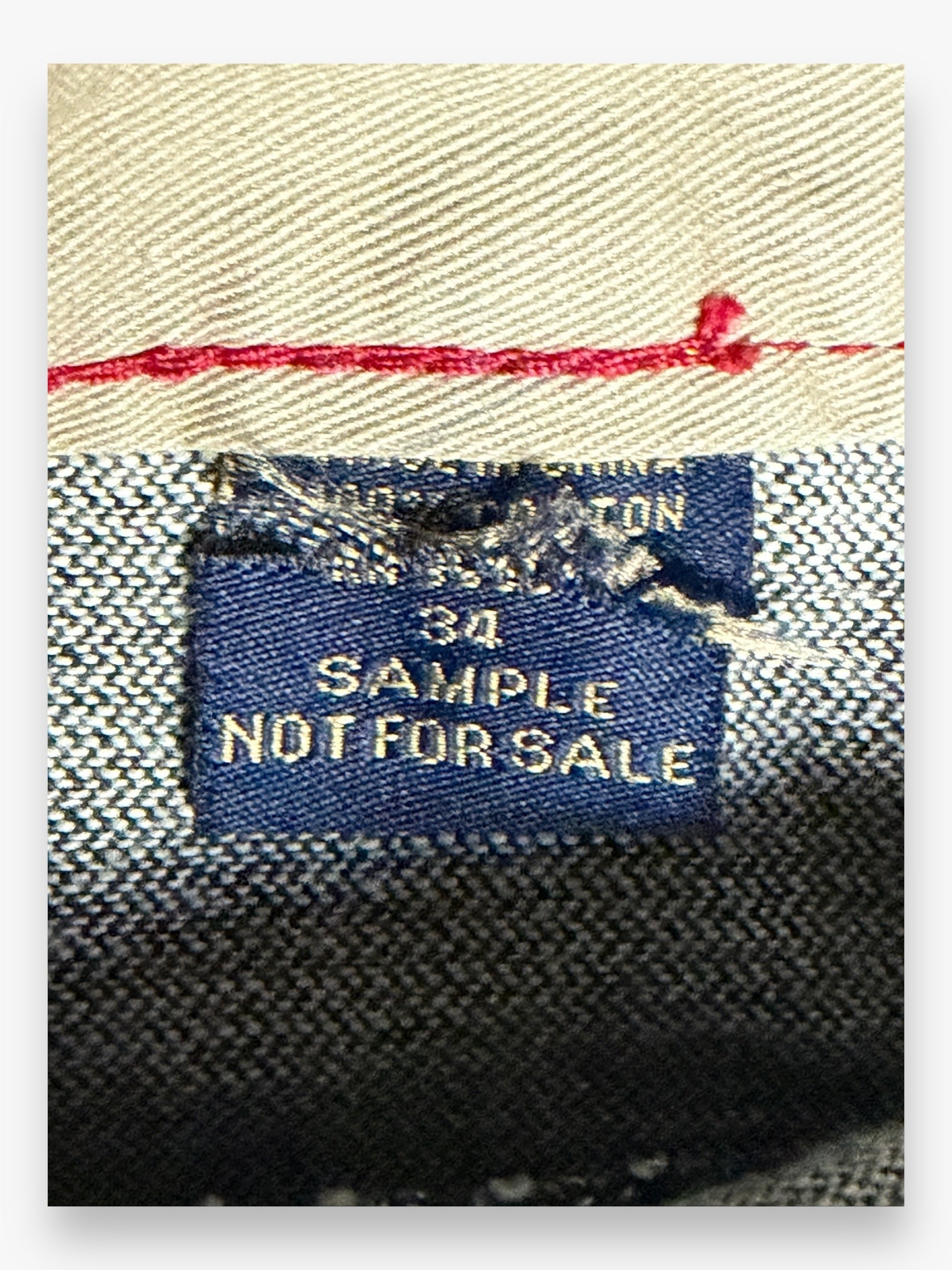 Marithe + Francois Girbaud SAMPLE Jeans Brut Yellow Stitch