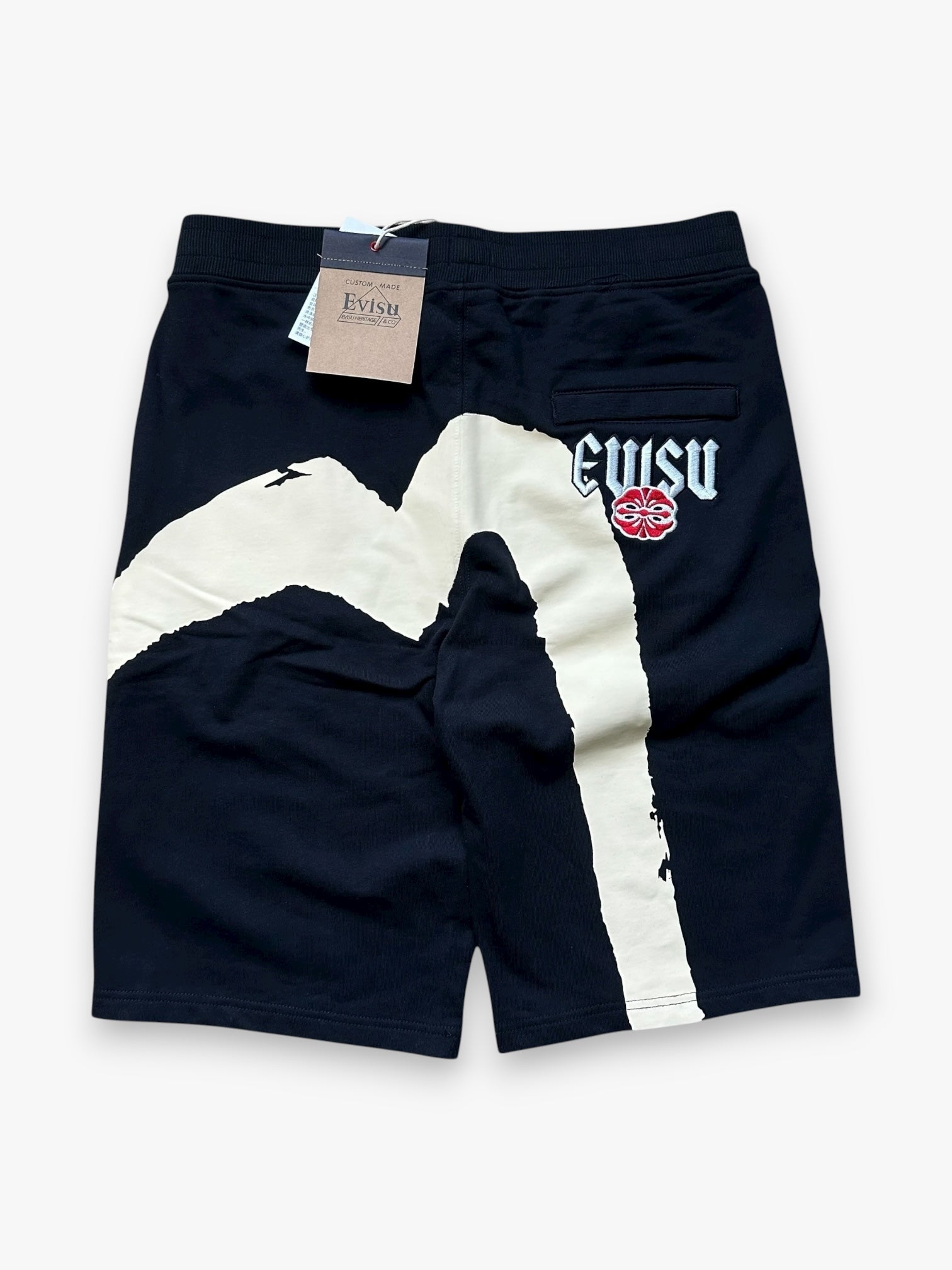 Short Evisu Daicock White Embroidery