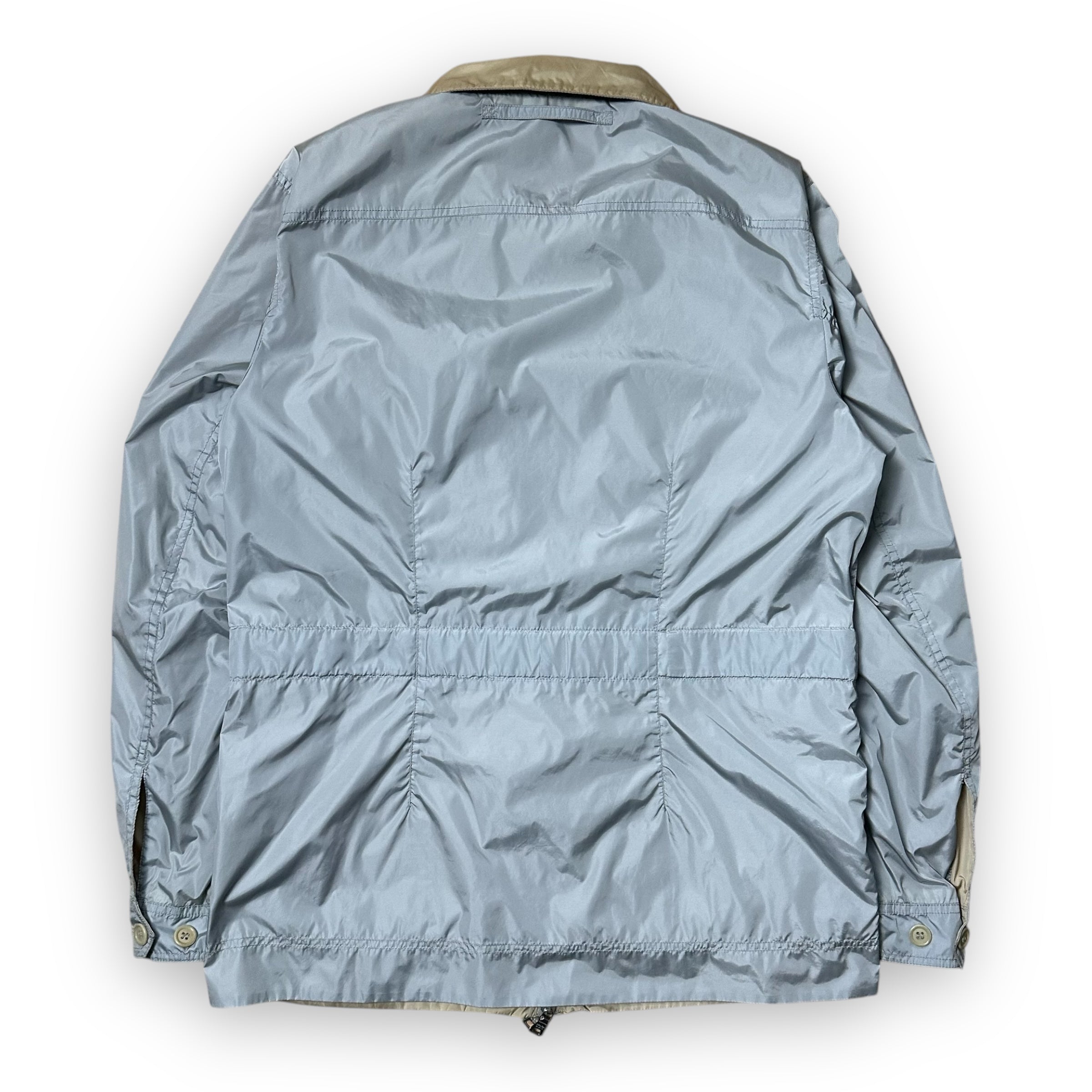 Jacket Prada Sport Reversible Nylon Cream Blue