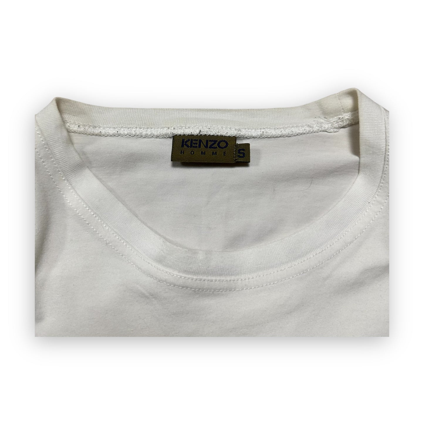 Tee Longsleeve KENZO Art White vintage (S)