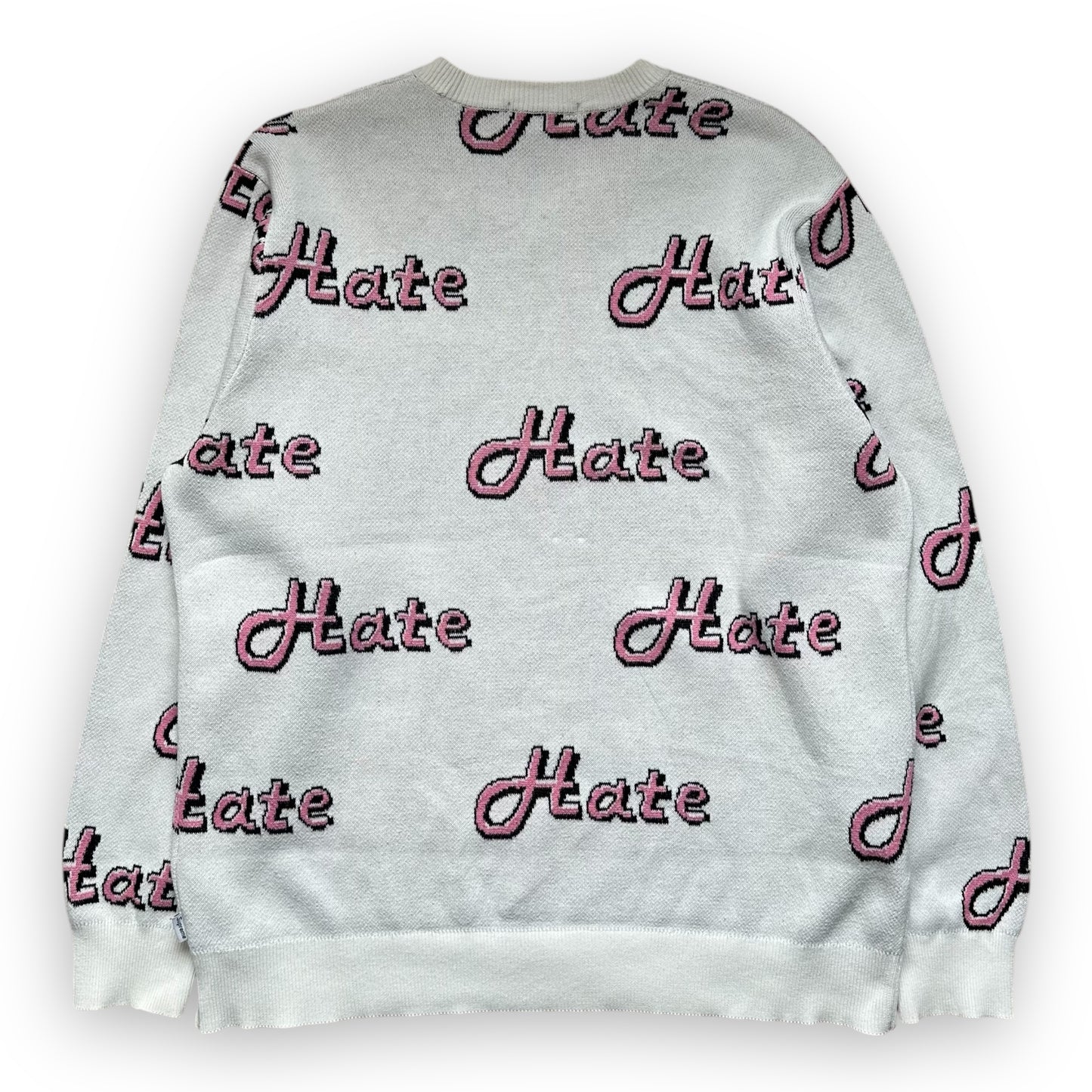 Sweater Supreme Hate White FW13 (M)