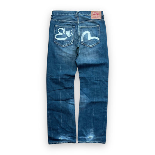 Jeans Evisu Genes Seagull White (M)