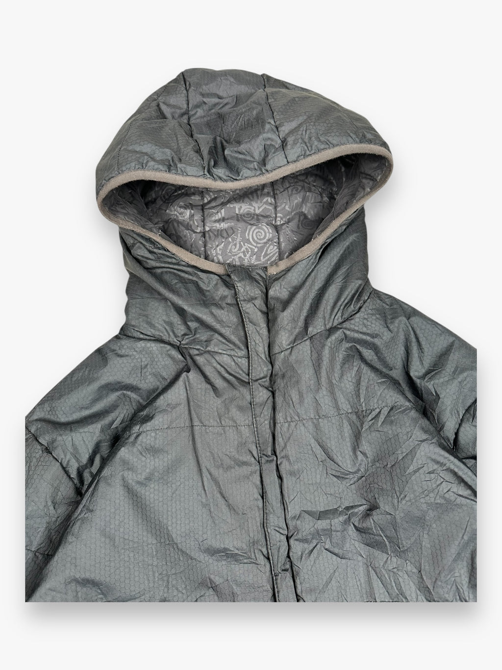 Stussy Reversible Puffer Jacket Script Black vintage