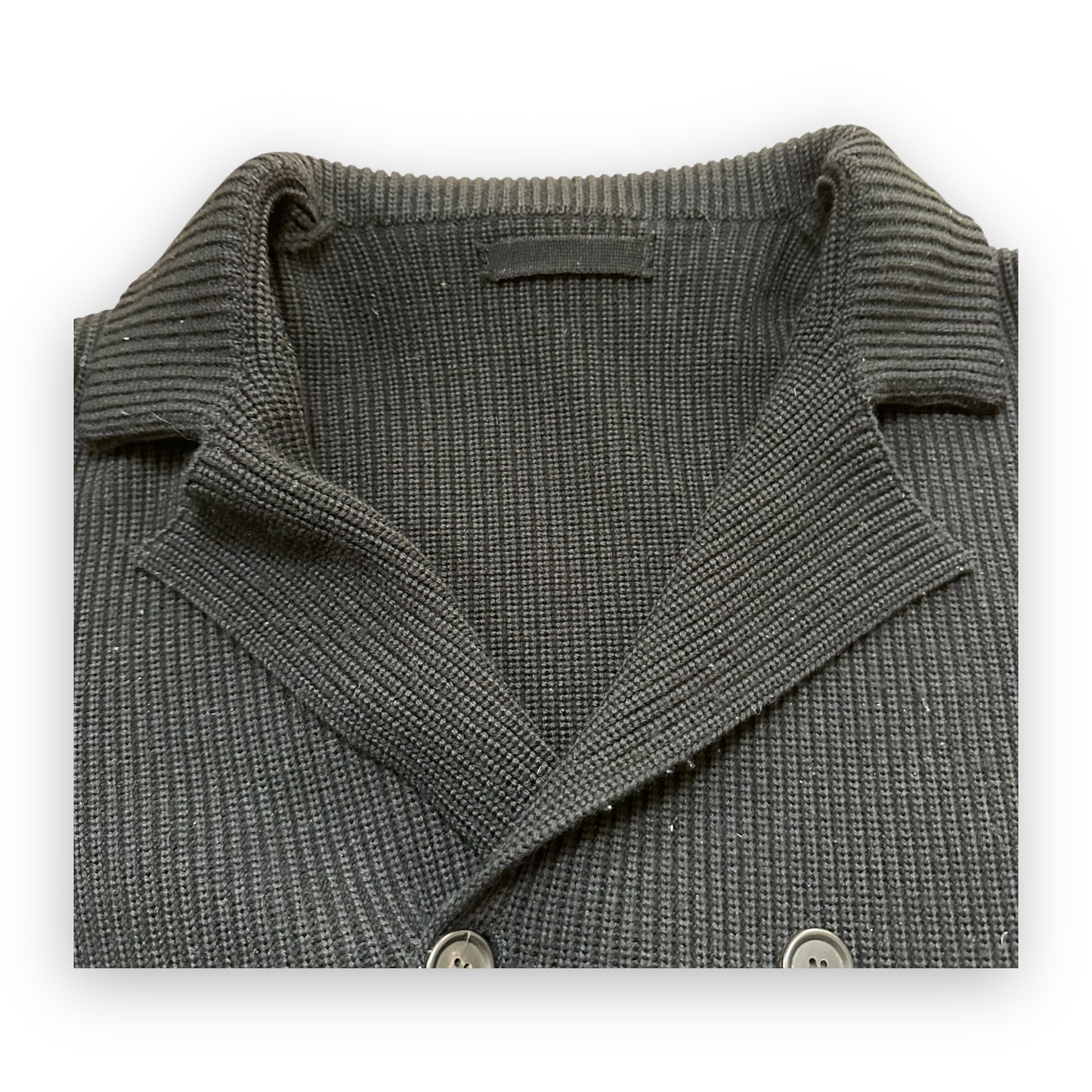 Cardigan Prada Sweater Black vintage FW10 (XL)