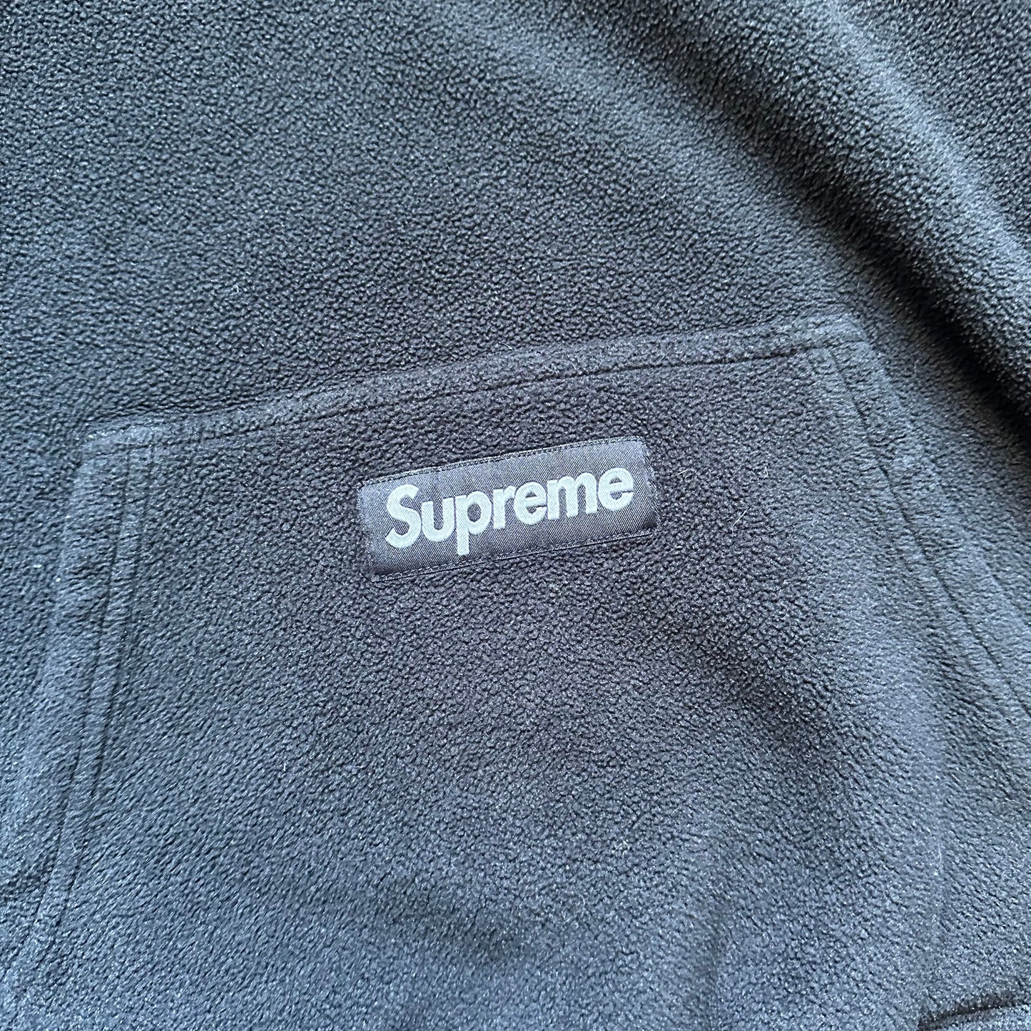 Sweatshirt Hoodie Supreme Polartec Black FW21 (M)