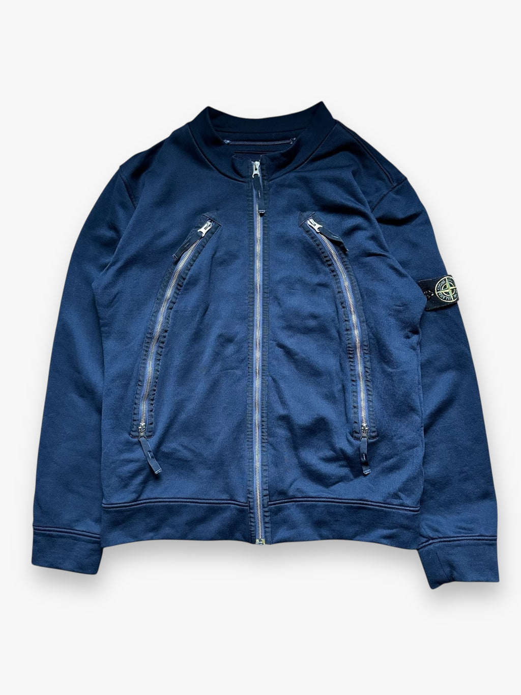 Sweatshirt Zip Stone Island 5-Zip Navy AW09