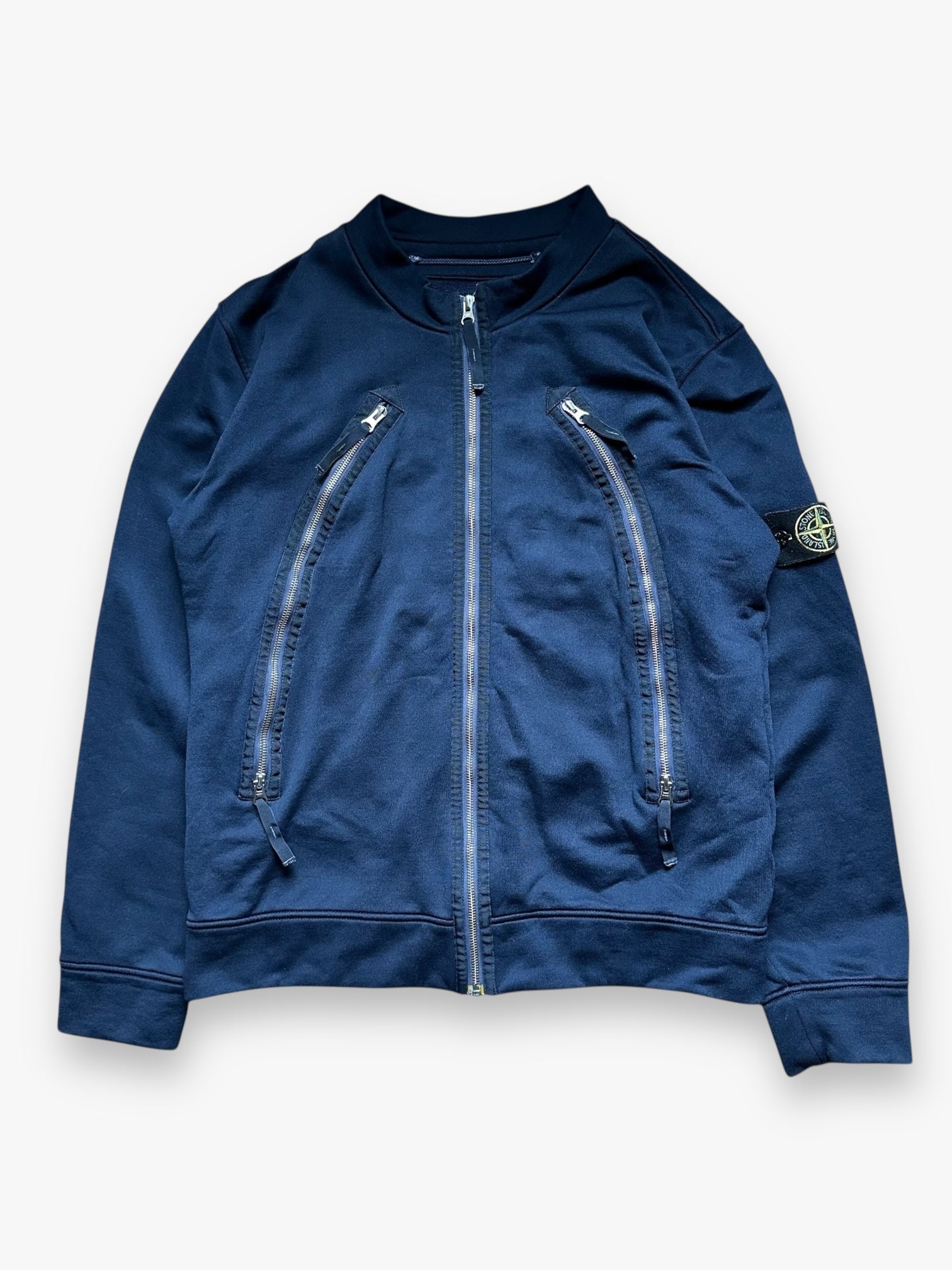 Stone Island 5-Zip Navy Sweatshirt AW09