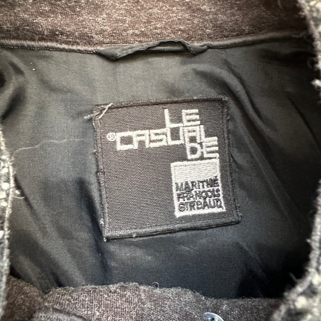 Jacket Marithé + François Girbaud Slash Tweed Black