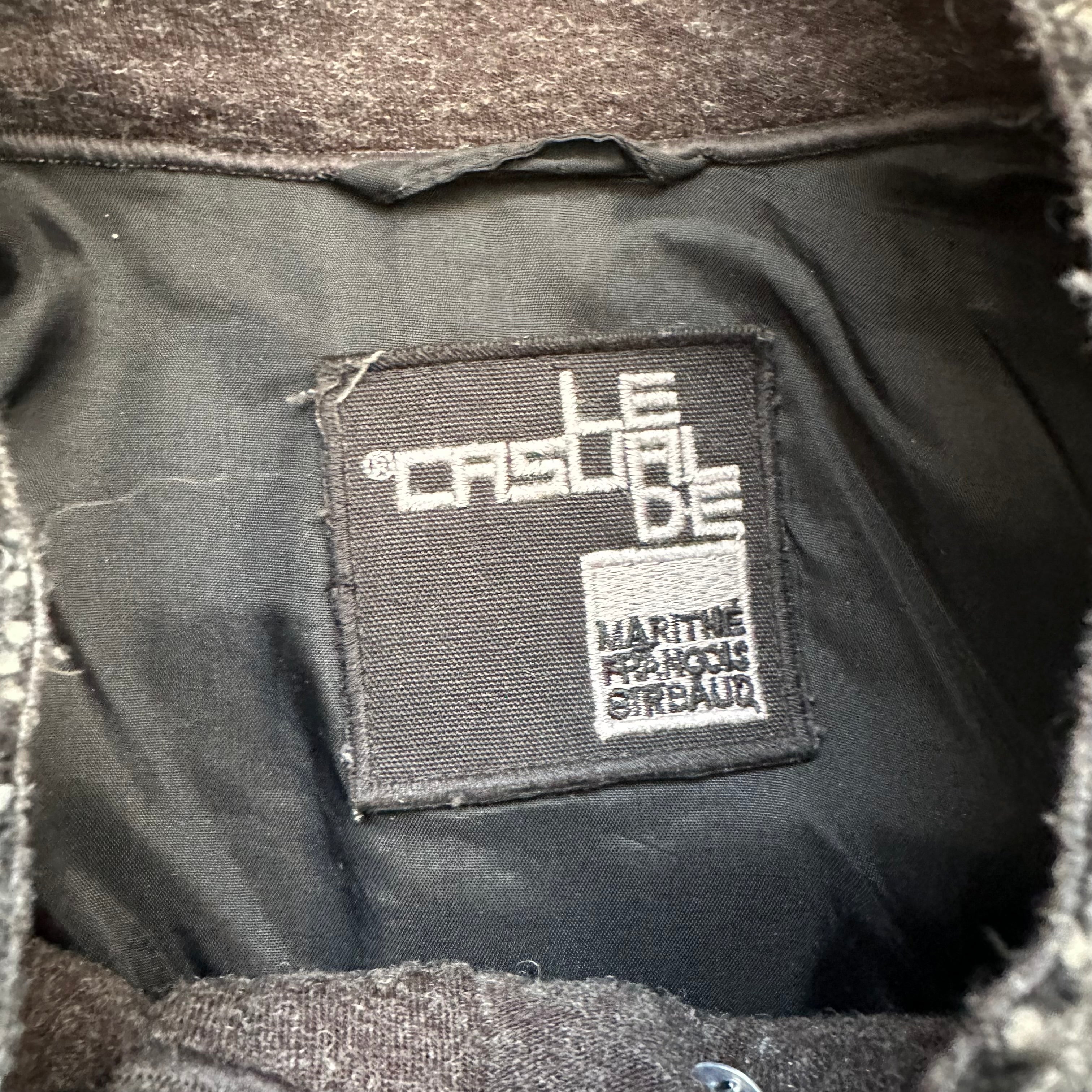 Jacket Marithé + François Girbaud Slash Tweed Black