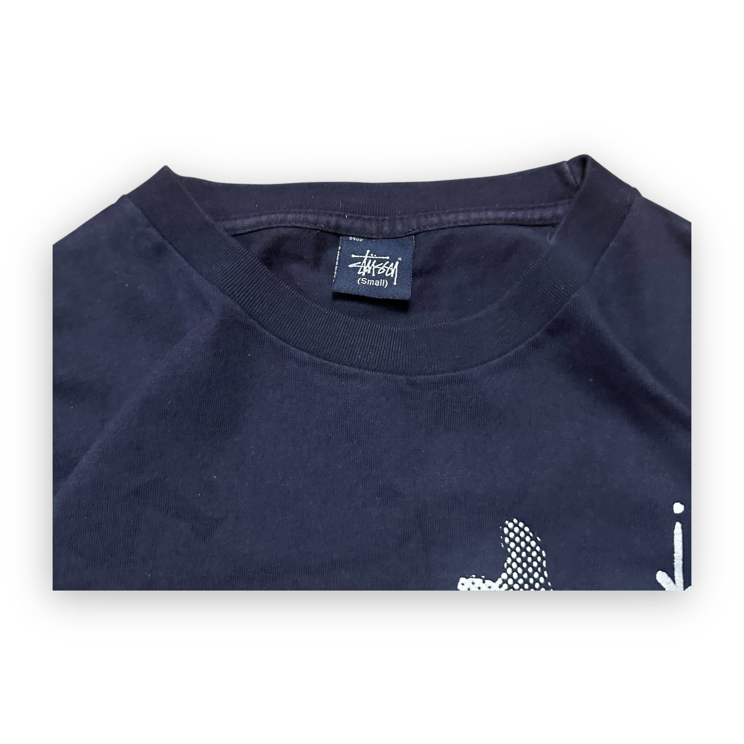 Tee Stussy Tag Navy vintage