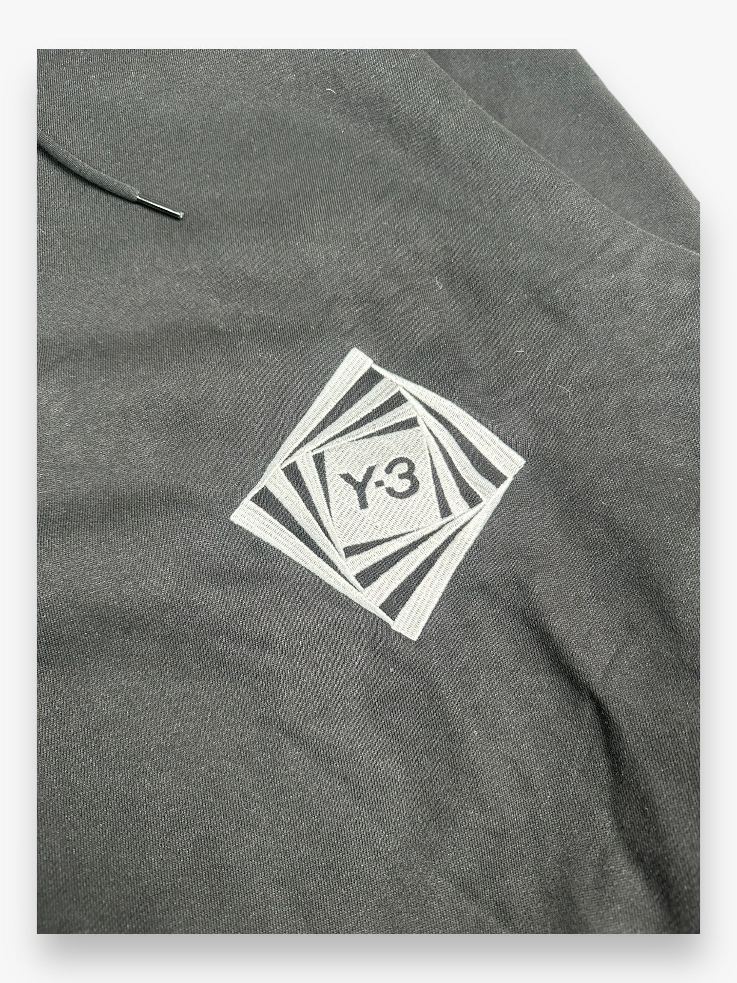 Y-3 Optmistic Illusion Hoodie Black