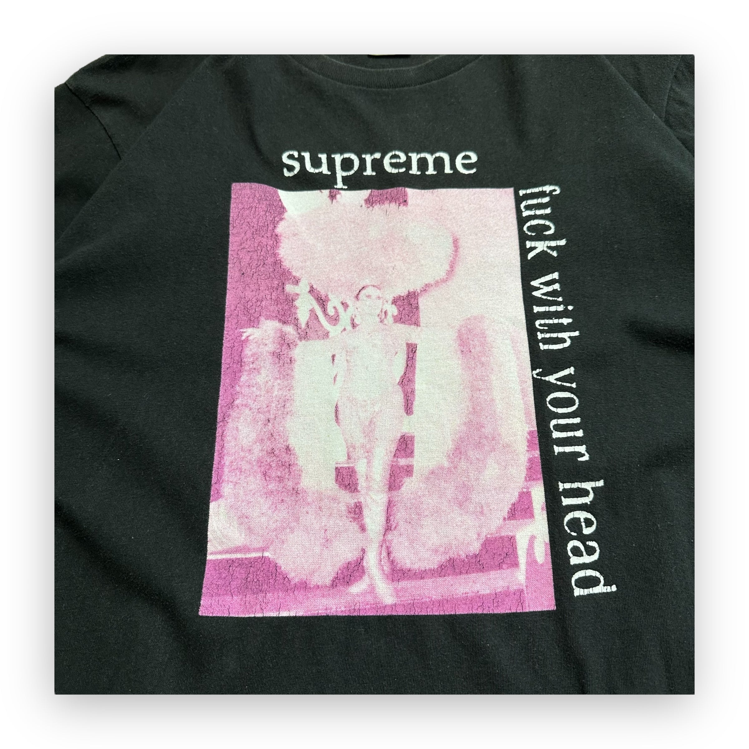 Tee Supreme Fuck With Your Head Black FW17
