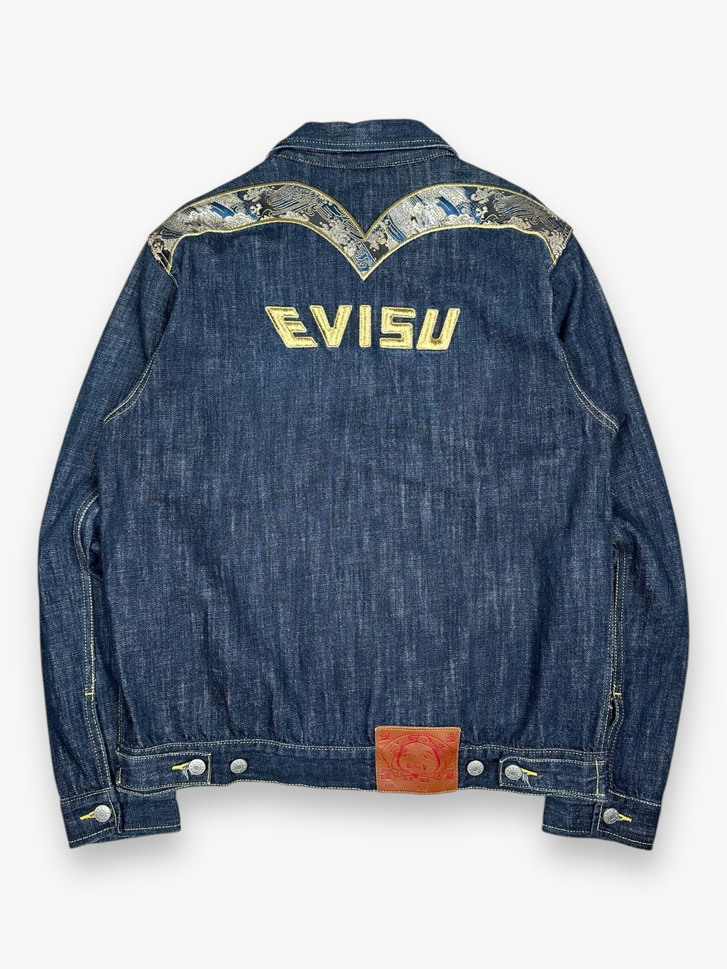Evisu Denim Jacket Daicock Gold Blue