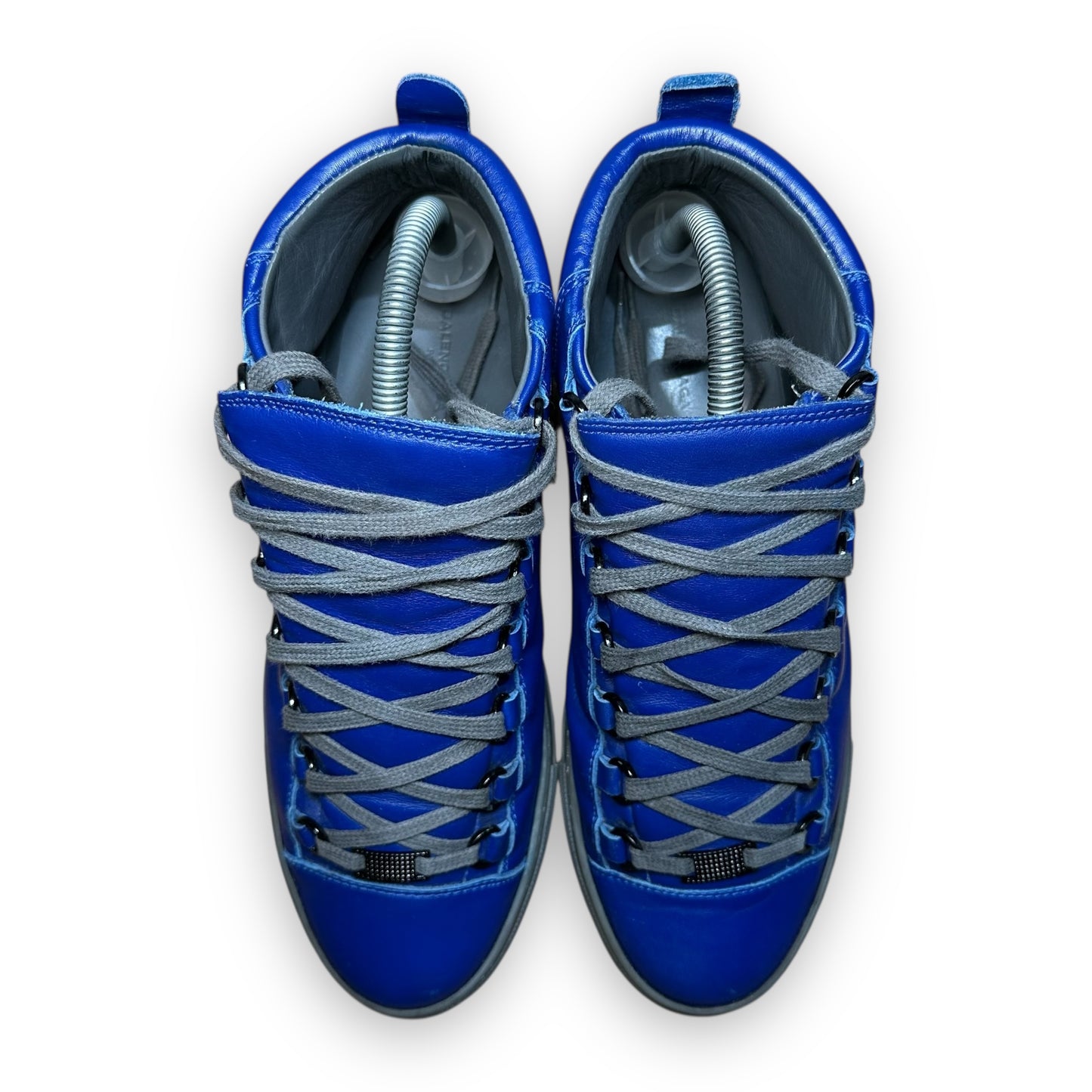 EU41 - US8 - UK7 • Balenciaga Arena High Royal Blue Leather