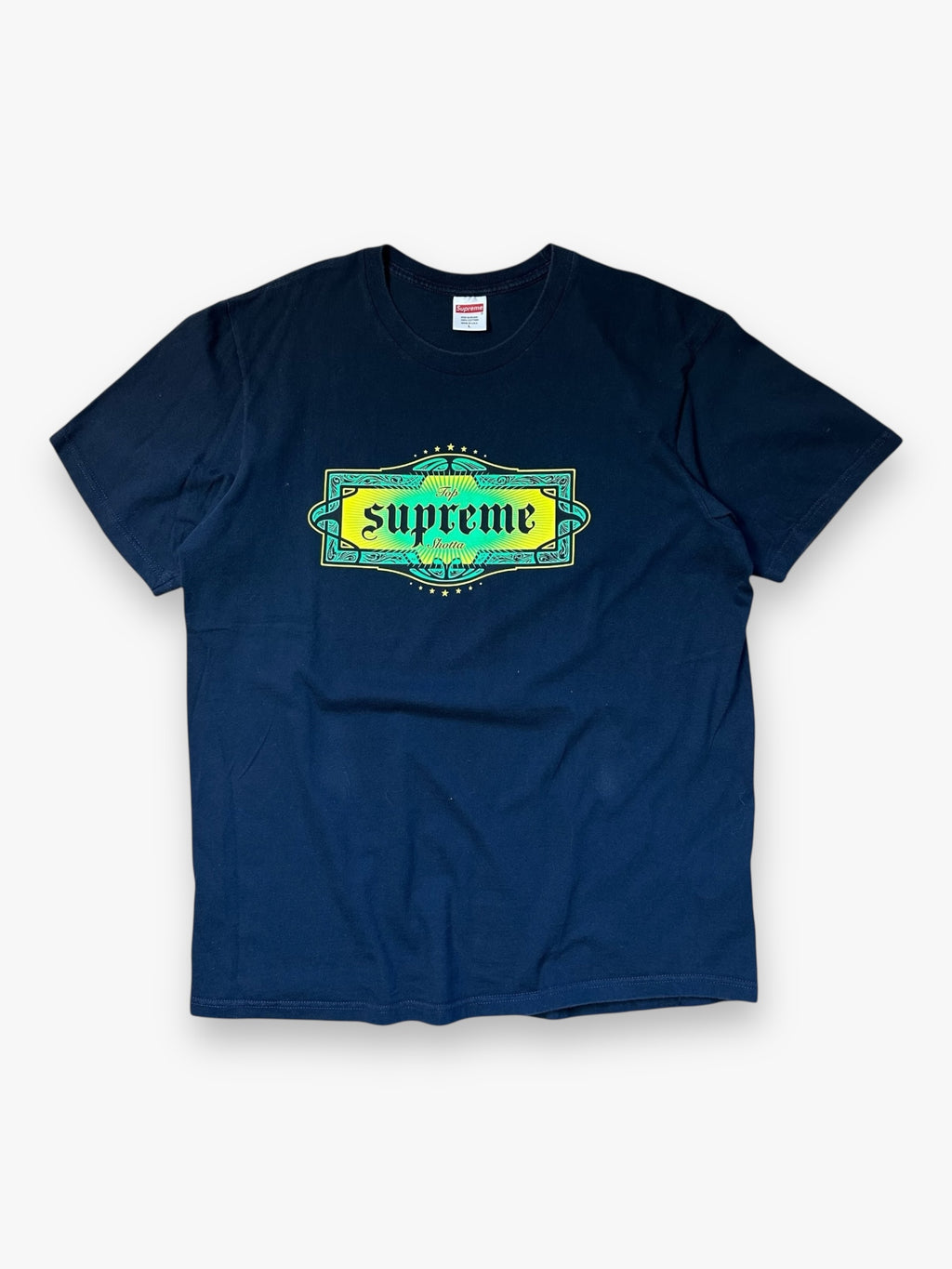 Tee Supreme Top Shotta Navy SS22