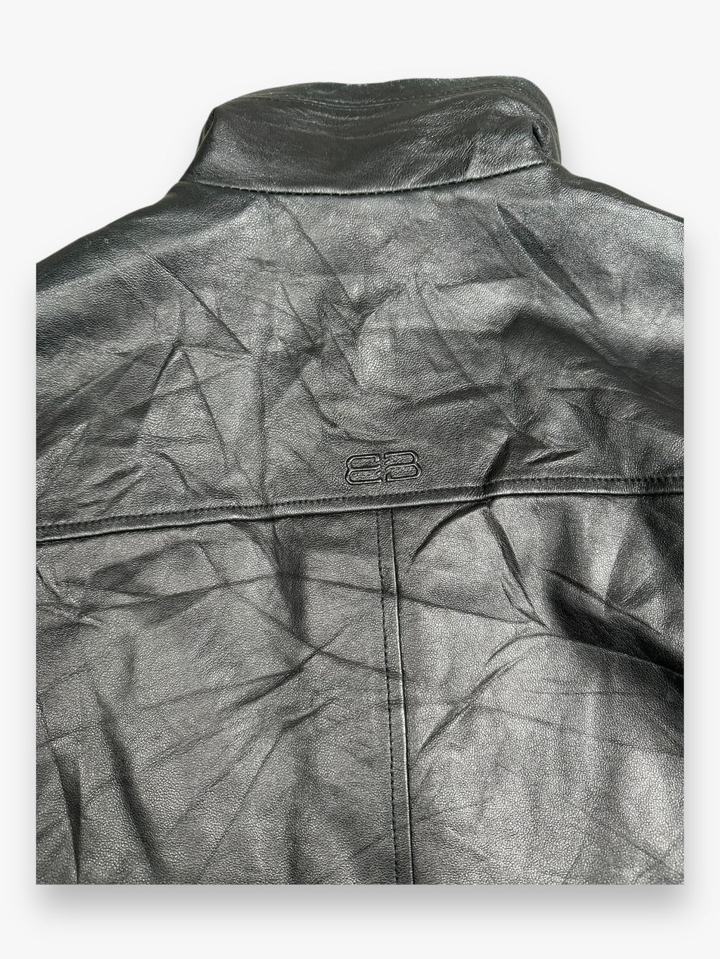 Balenciaga Leather Jacket Black AW1997