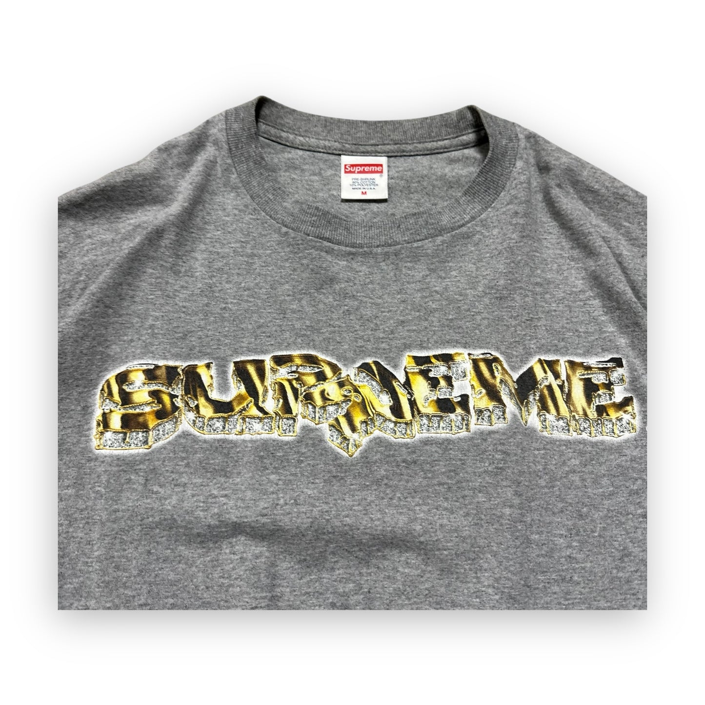 Tee Supreme Diamond Heather Grey FW21 (M)