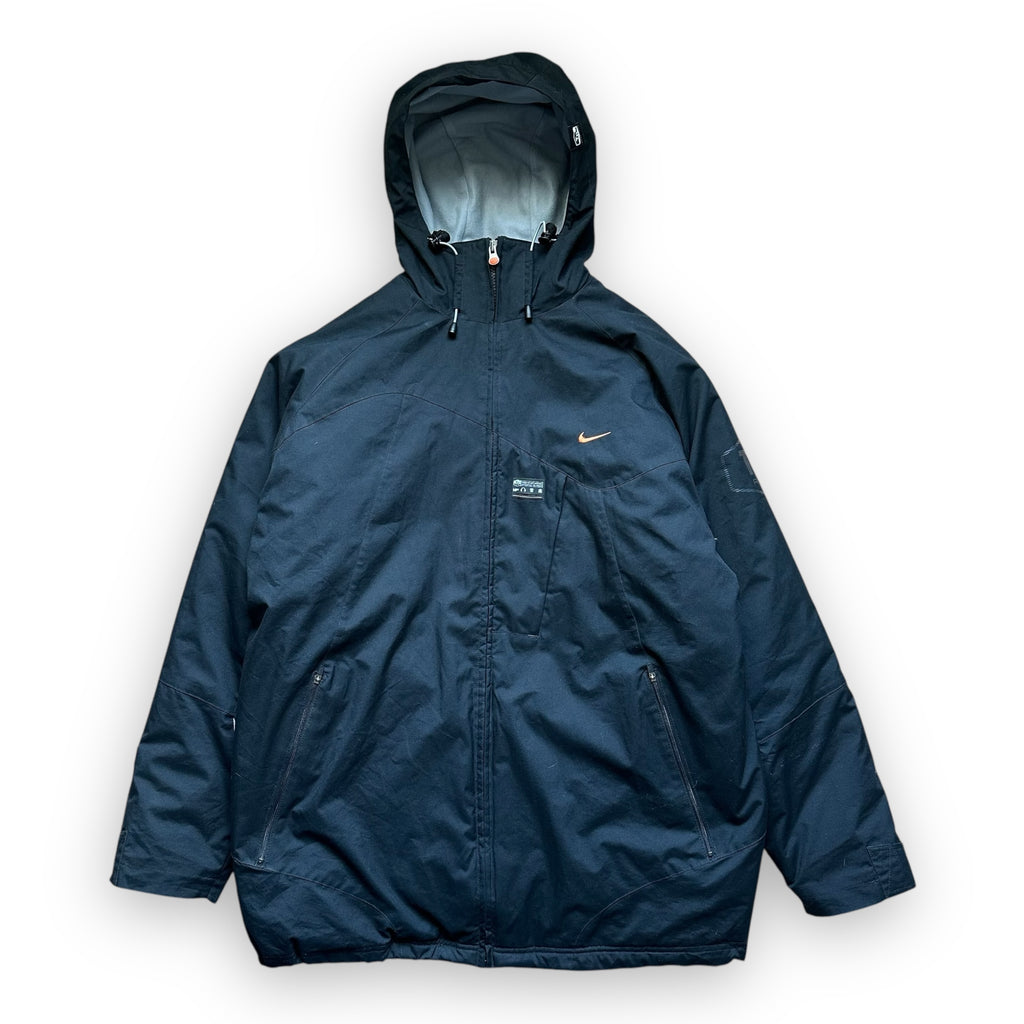 Jacket Nike TN Parka + Puffer Black Orange vintage 00s