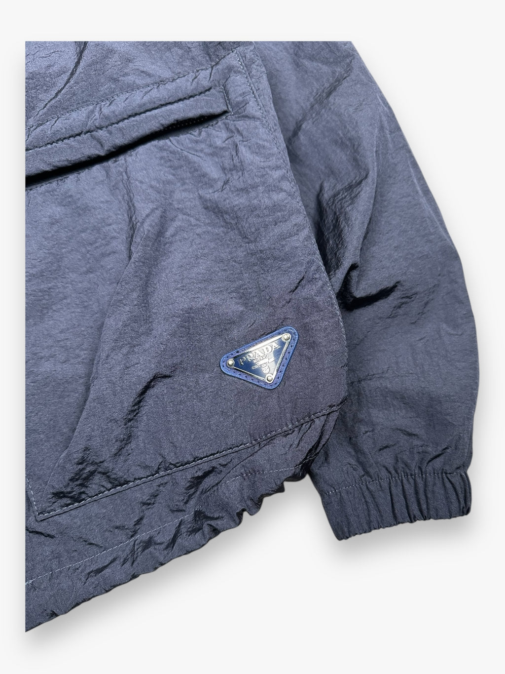 Jacket Prada Nylon Navy AW14