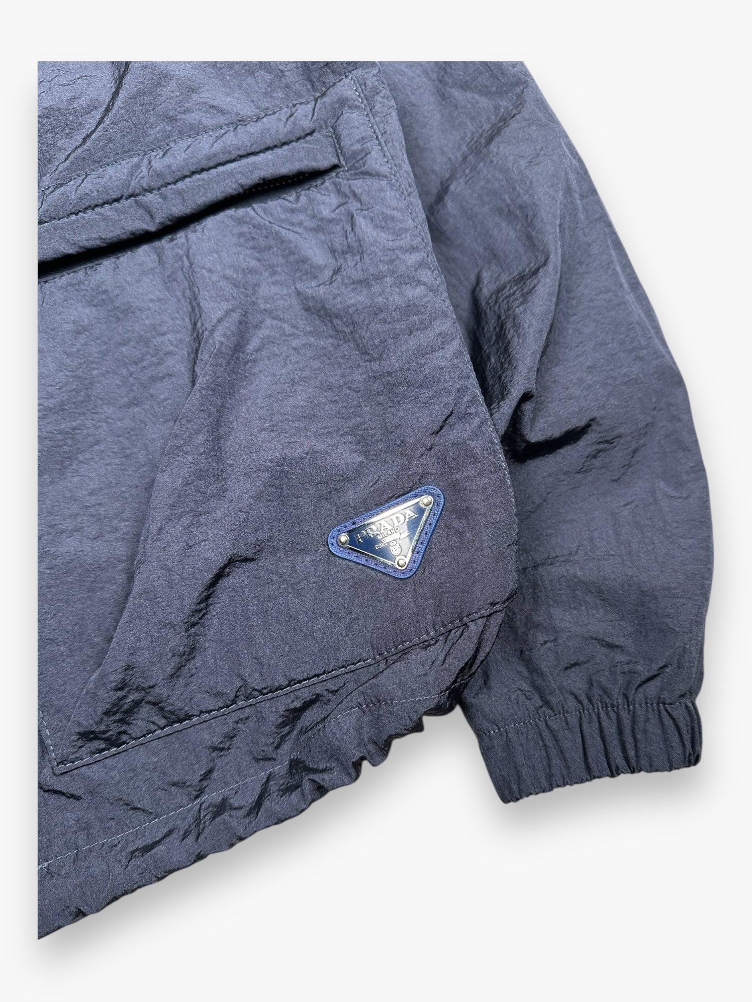 Jacket Prada Nylon Navy AW14