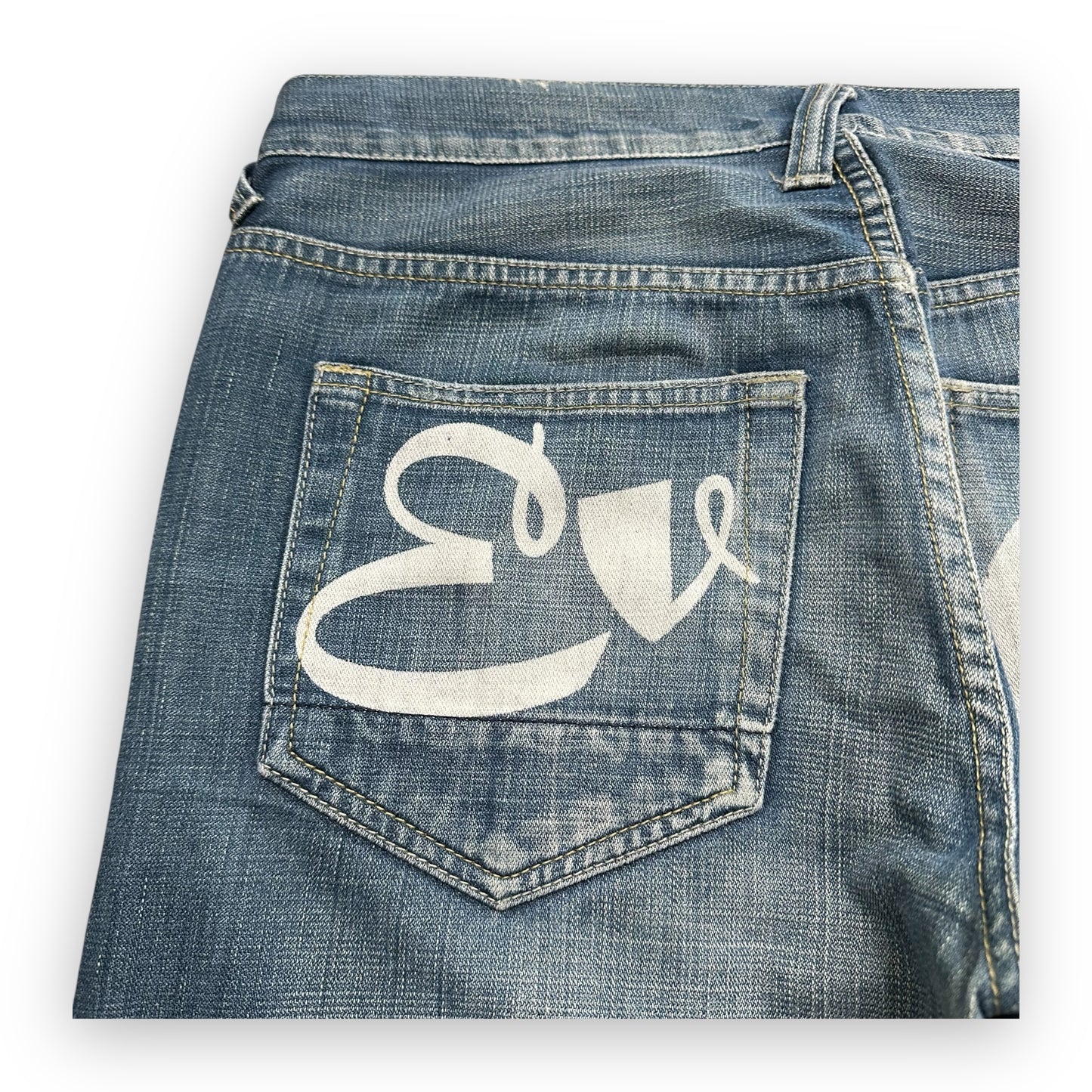 Jeans Evisu Genes Seagull White (M)
