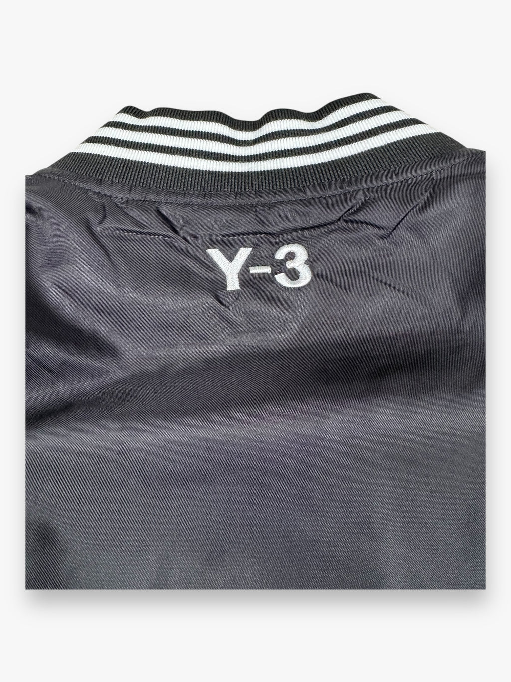 Y-3 Yohji Bomber Jacket Letters Black