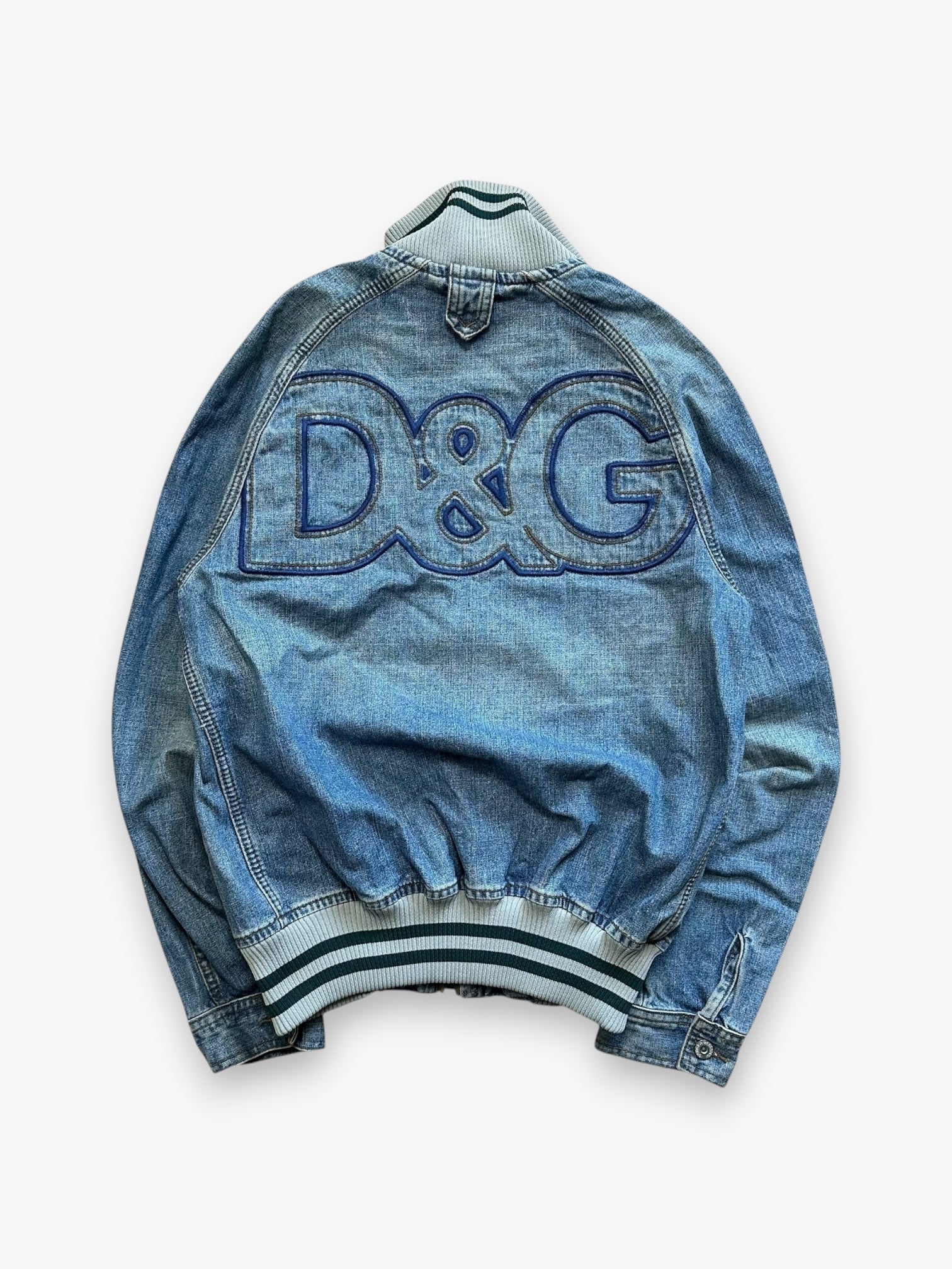 Jacket Dolce & Gabbana Denim Stonewash Logo SS05