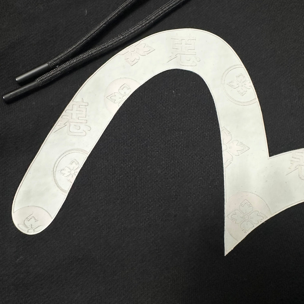 Sweatshirt Hoodie Evisu Seagull MMXVII Black