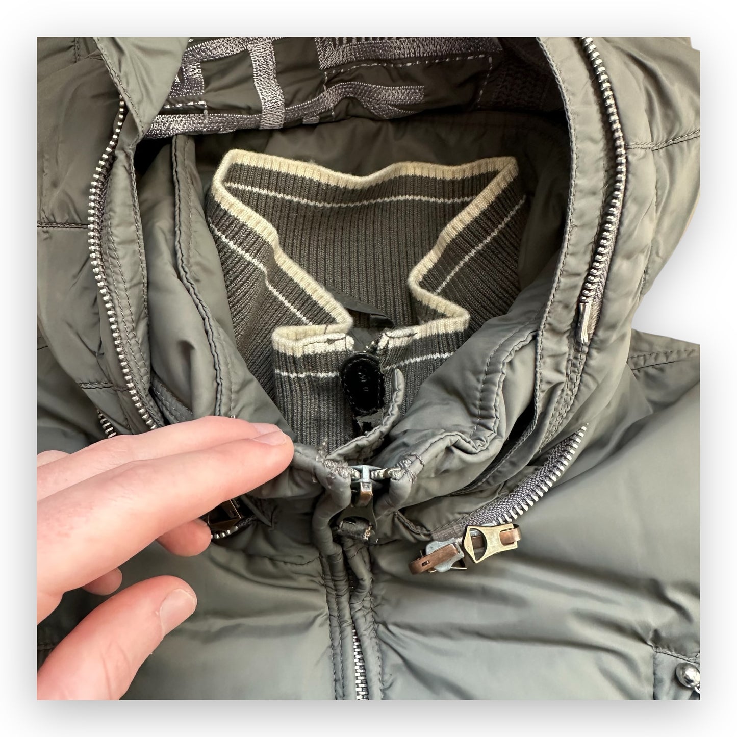 Puffer Jacket Marithé + François Girbaud Grey (L)