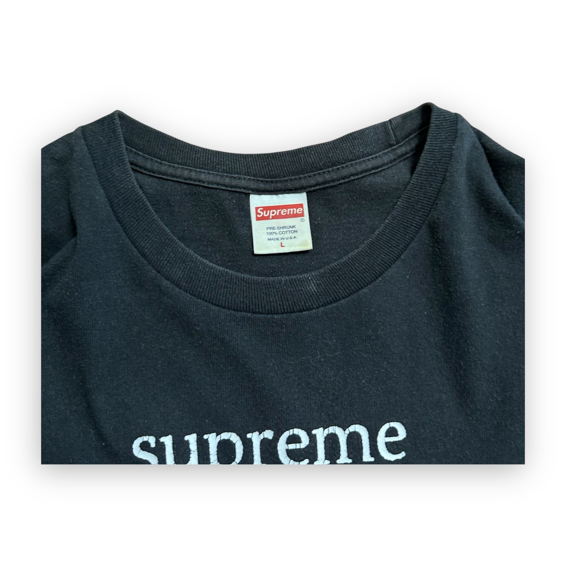 Tee Supreme Fuck With Your Head Black FW17