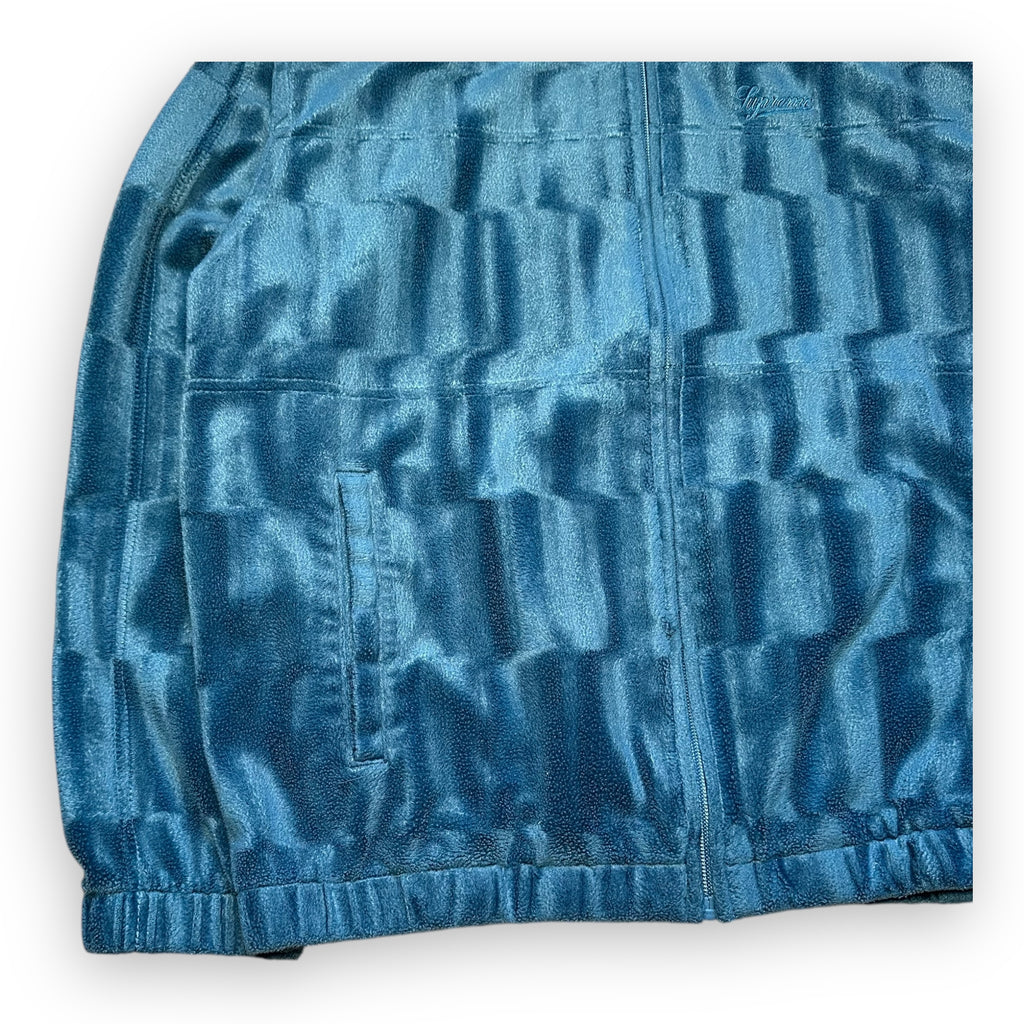 Jacket Supreme Track Velour Slate FW21