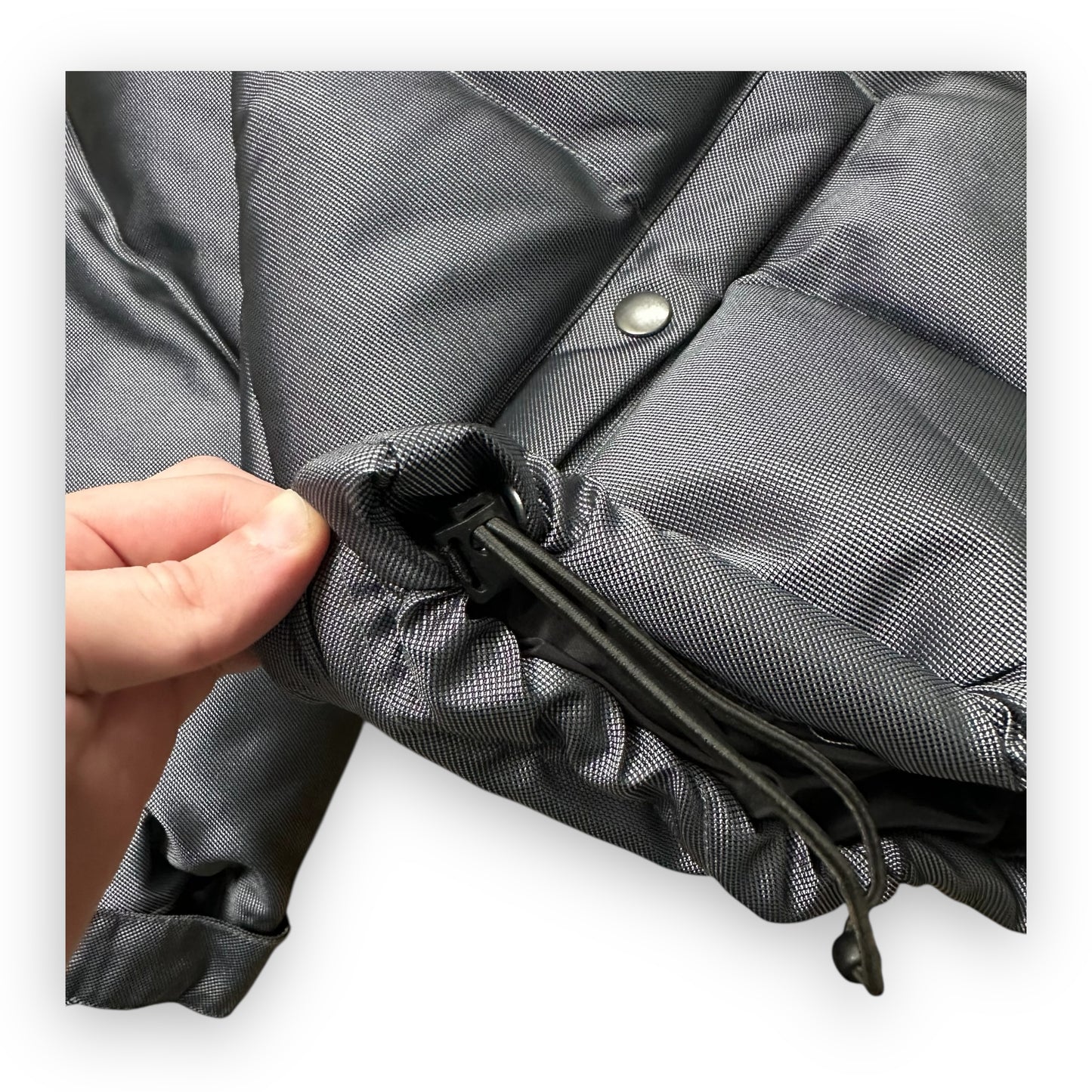 Puffer Jacket Supreme Iridescent Black SS19 (S)