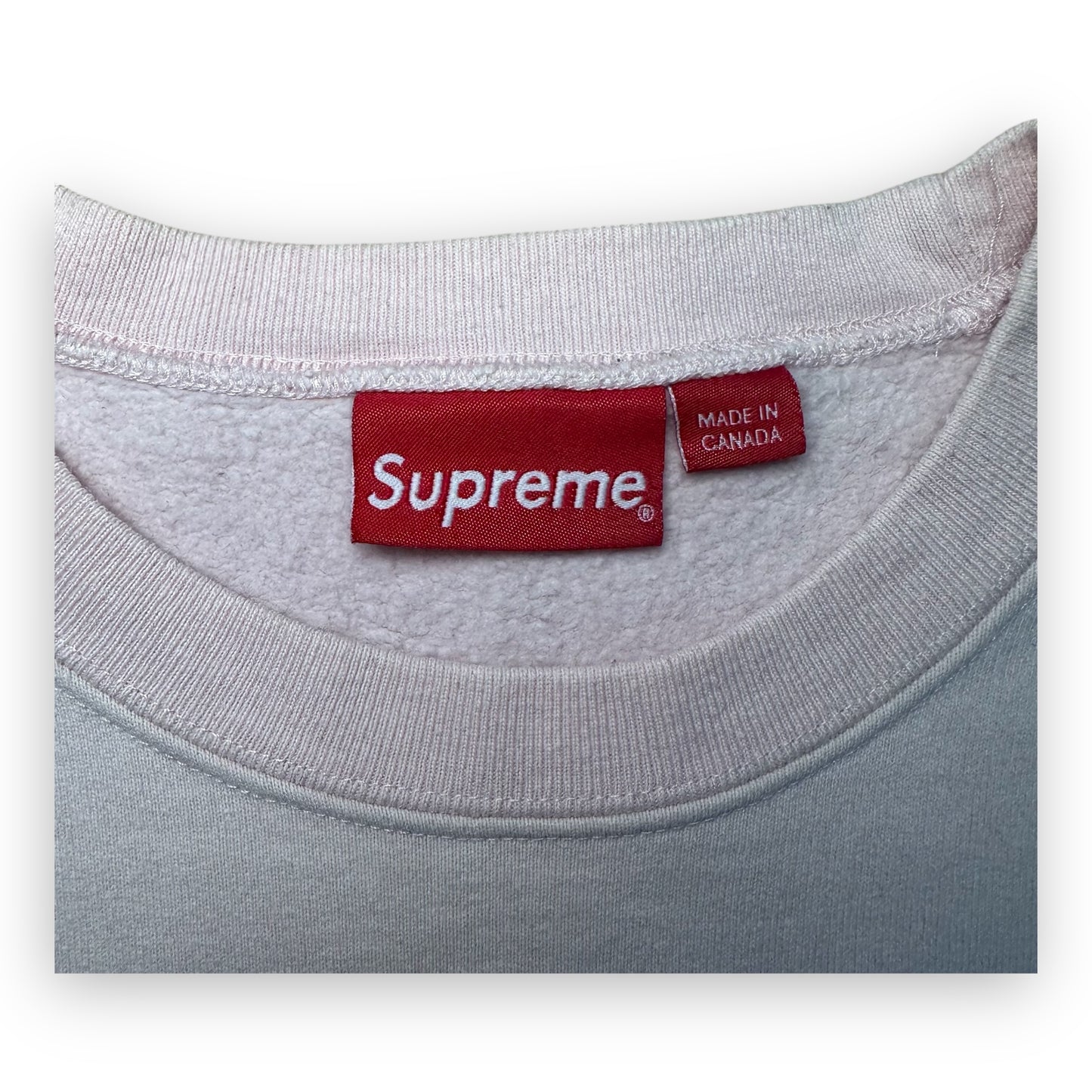 Sweatshirt Crewneck Supreme Arc Pale Pink FW17 (L)