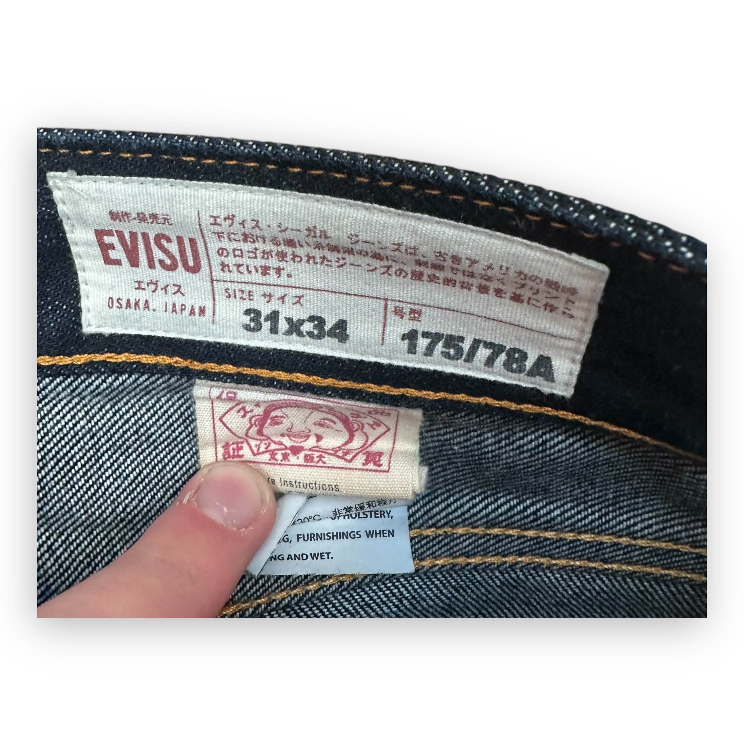 Jeans Evisu Daicock Dragon Gold Lot 2008