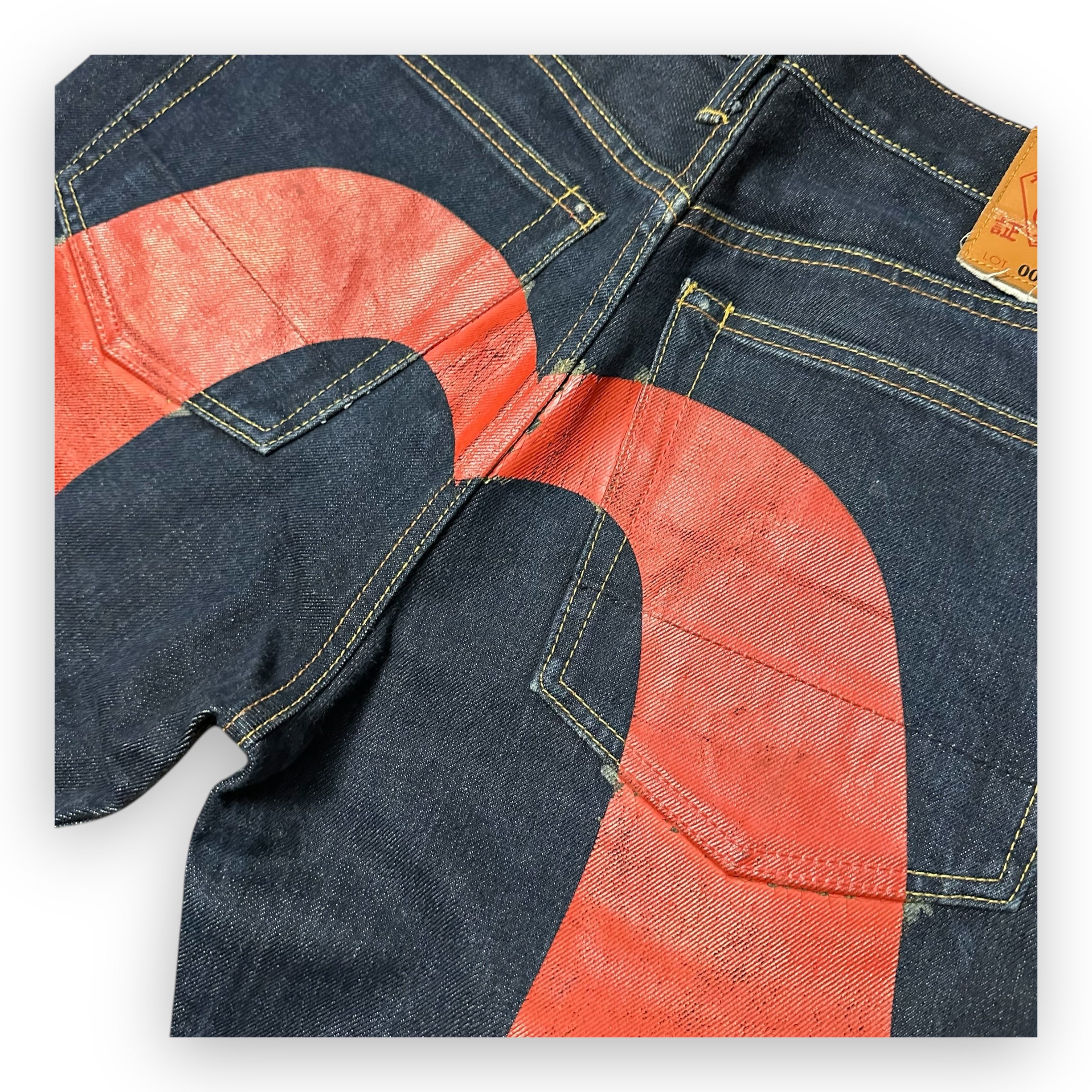 Jeans Evisu Daicock Lot 001 Red