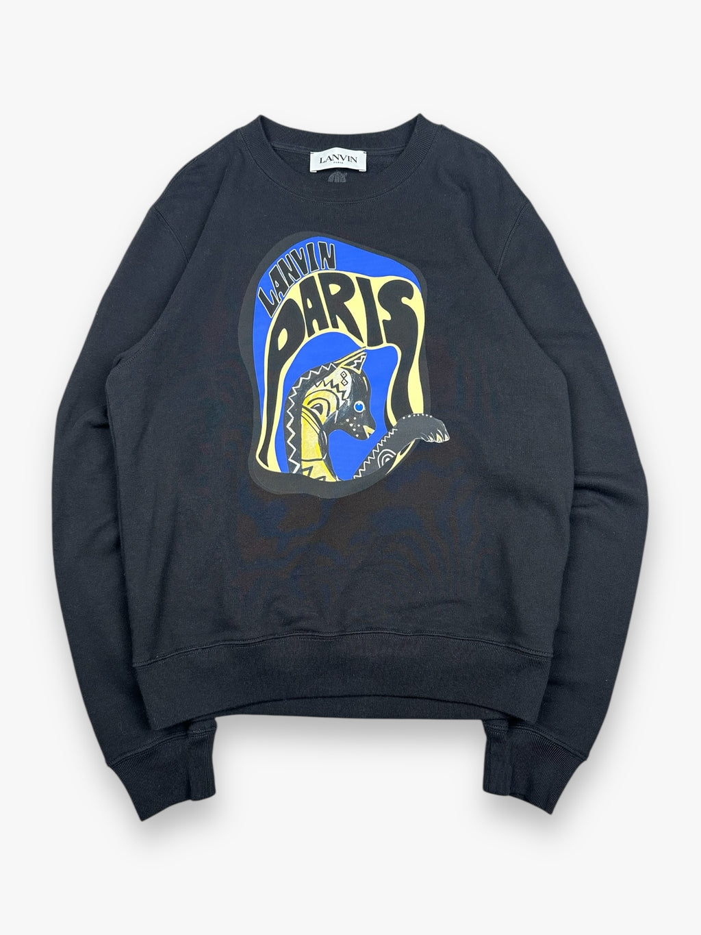 Sweatshirt Crewneck Lanvin Paris Black