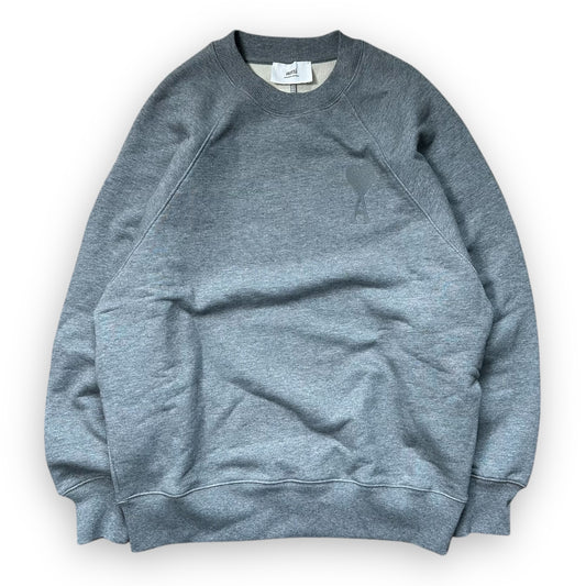Sweatshirt Crewneck Ami Paris Grey (M)