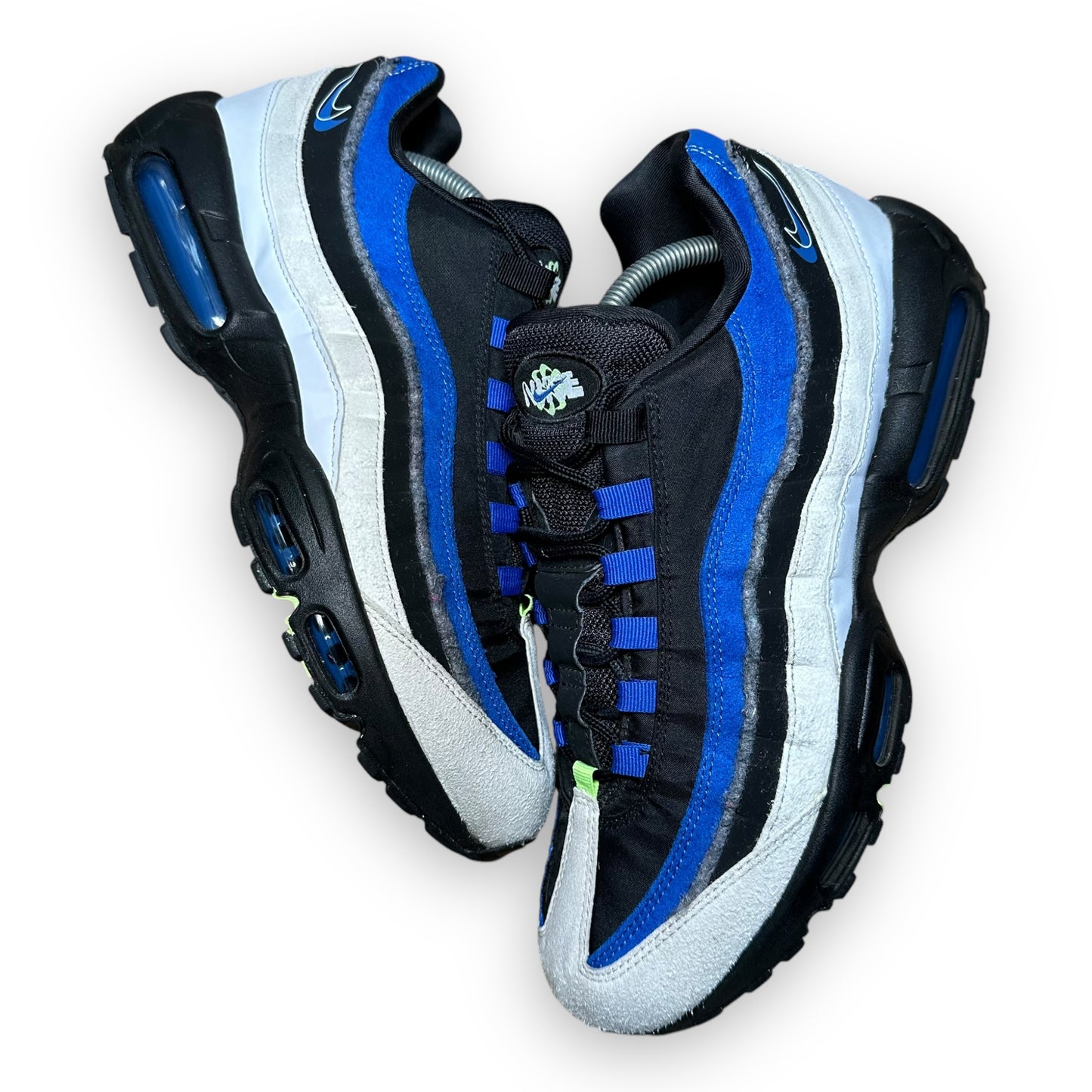 EU46 - US12 - UK11 • Air Max 95 Black Game Royal