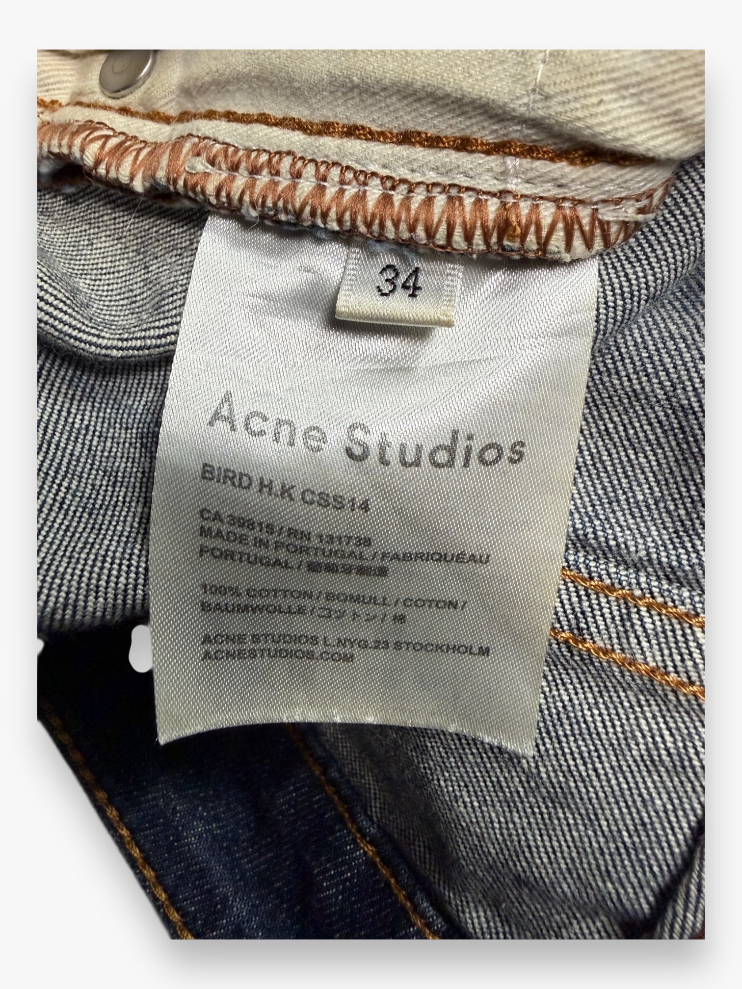 Acne Studios Bird Jeans SS14