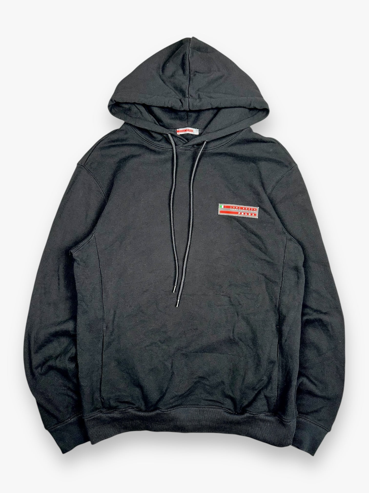 Sweatshirt Hoodie Prada Luna Rossa Black