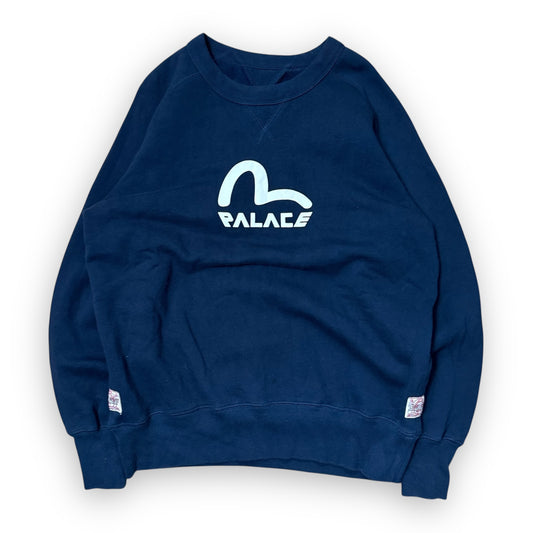 Sweatshirt Crewneck Evisu Palace Reversible Navy SS20 (M)